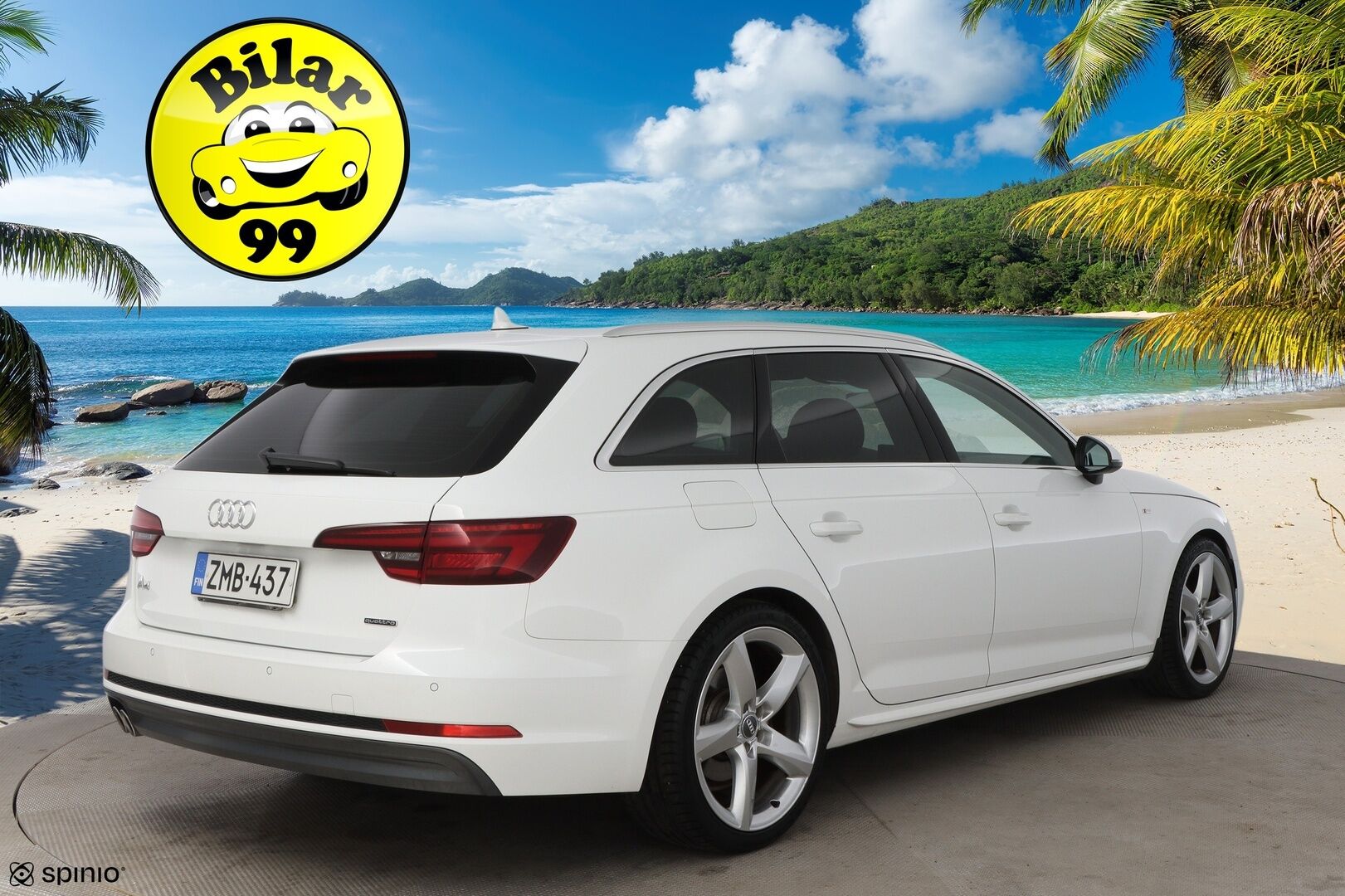 Audi A4 2018 Avant Business Sport Comfort S line Edition 2,0 TDI 140 kW quattro S tronic - Suomiauto / Webasto / Sporttipenkit / Vetokoukku / Sähköluukku / Vakkari / KeylessGo / Juuri tullut Tampereelle!