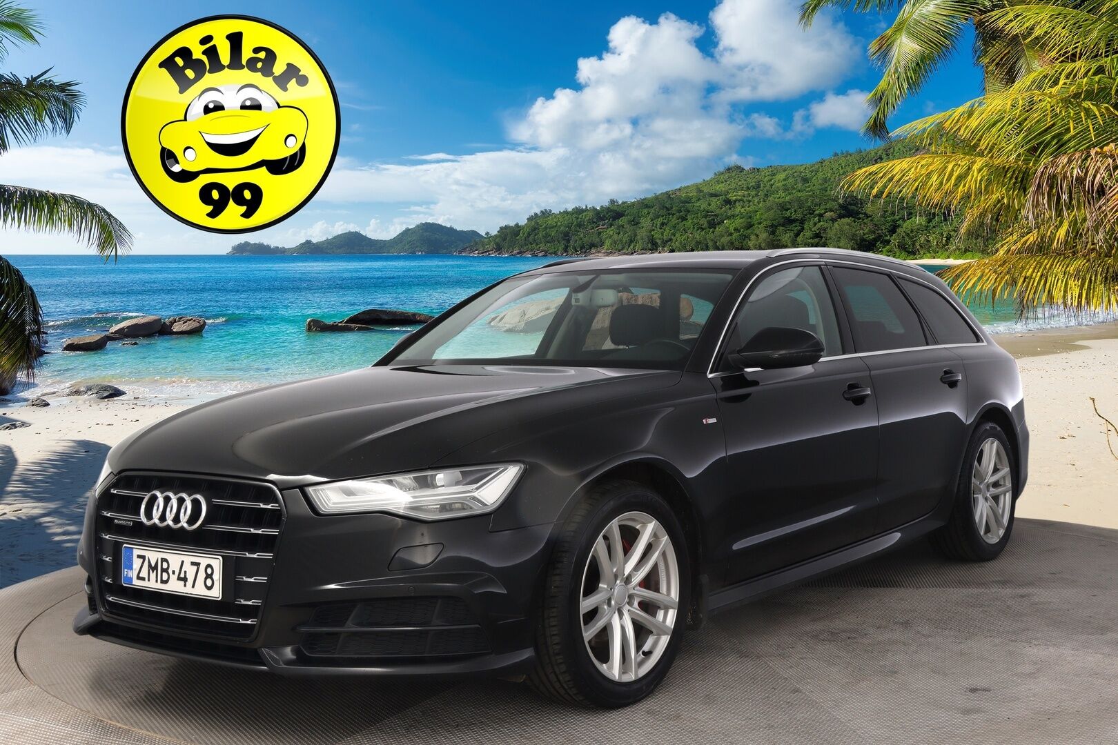 Audi A6 2018 Avant S line Business Sport 2,0 TDI 140 kW quattro*Webasto / Navi / P.kamera* - *S-Line / vetokoukku / 2x renkaat&vanteet*