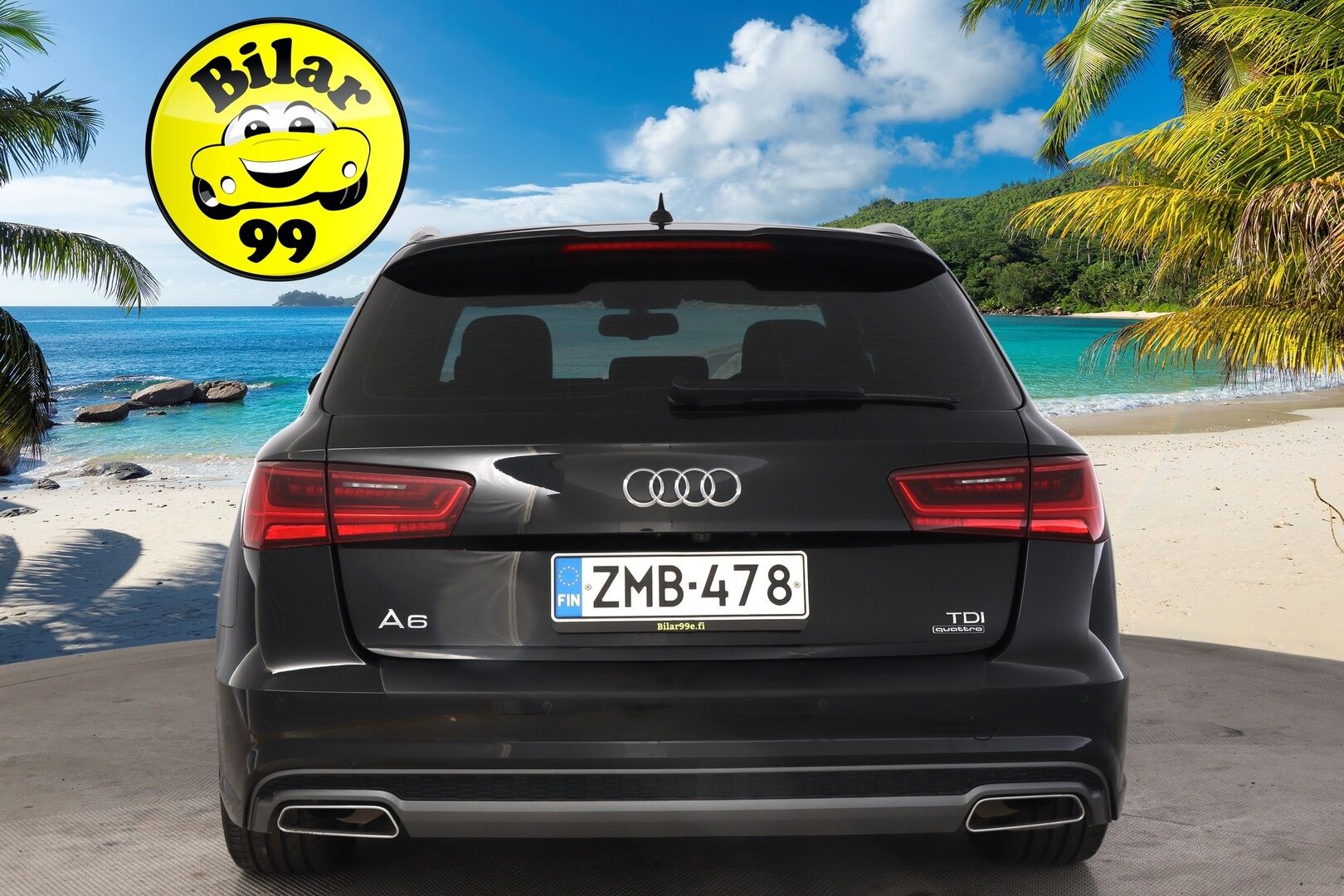 Audi A6 2018 Avant S line Business Sport 2,0 TDI 140 kW quattro*Webasto / Navi / P.kamera* - *S-Line / vetokoukku / 2x renkaat&vanteet*