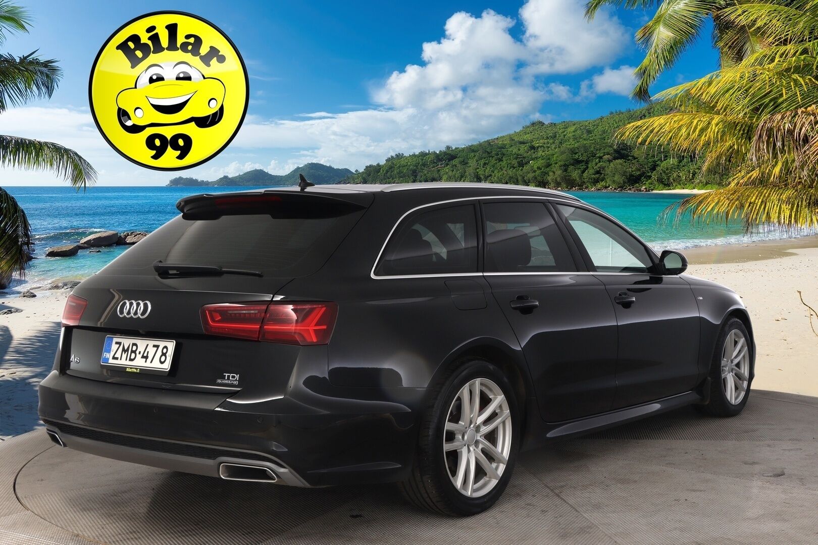 Audi A6 2018 Avant S-line Business Sport 2,0 TDI 140 kW quattro - S-Line | Webasto | Navi | P.kamera | vetokoukku | Juuri katsastettu | 2x renkaat&vanteet