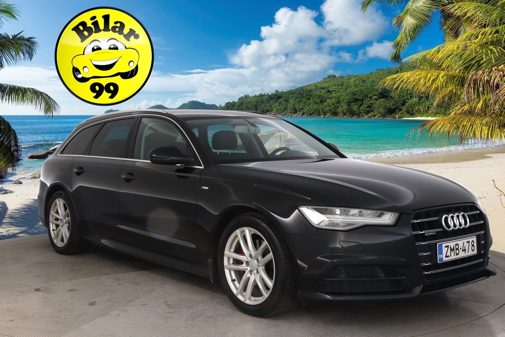 Audi A6 2018 Avant S-line Business Sport 2,0 TDI 140 kW quattro - S-Line | Webasto | Navi | P.kamera | vetokoukku | Juuri katsastettu | 2x renkaat&vanteet