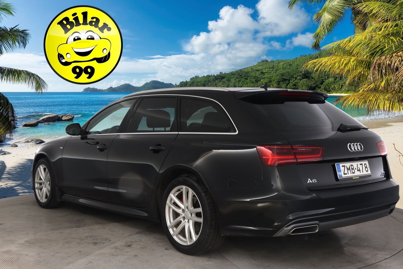 Audi A6 2018 Avant S-line Business Sport 2,0 TDI 140 kW quattro - S-Line | Webasto | Navi | P.kamera | vetokoukku | Juuri katsastettu | 2x renkaat&vanteet