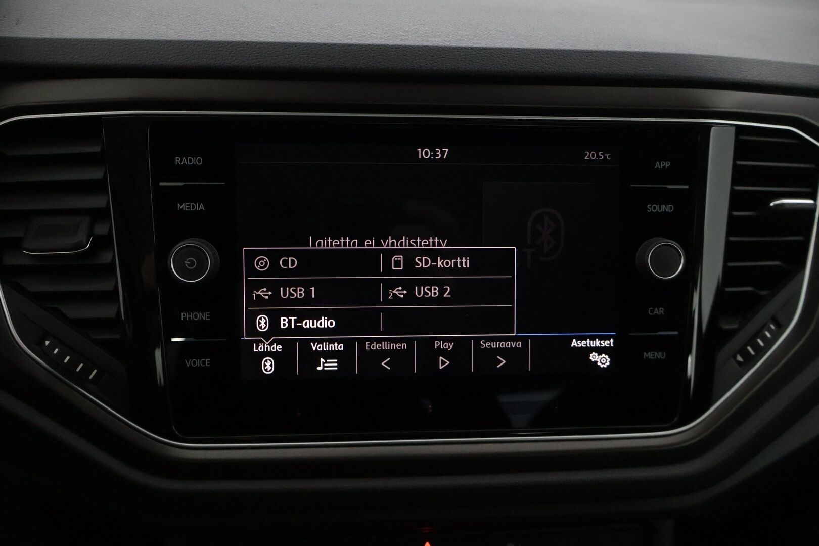 Volkswagen T-Roc 2018 Style 1,5 TSI EVO 110 kW (150 hv) aut. ** Adapt .Vakkari / LED-ajovalot / Lohkolämmitin / P.Kamera /  CarPlay ** - **1-omisteinen Suomiauto / Aut. ilmastointi / 2x renkaat / Hyvin huollettu! / Siistikuntoinen yksilö!**