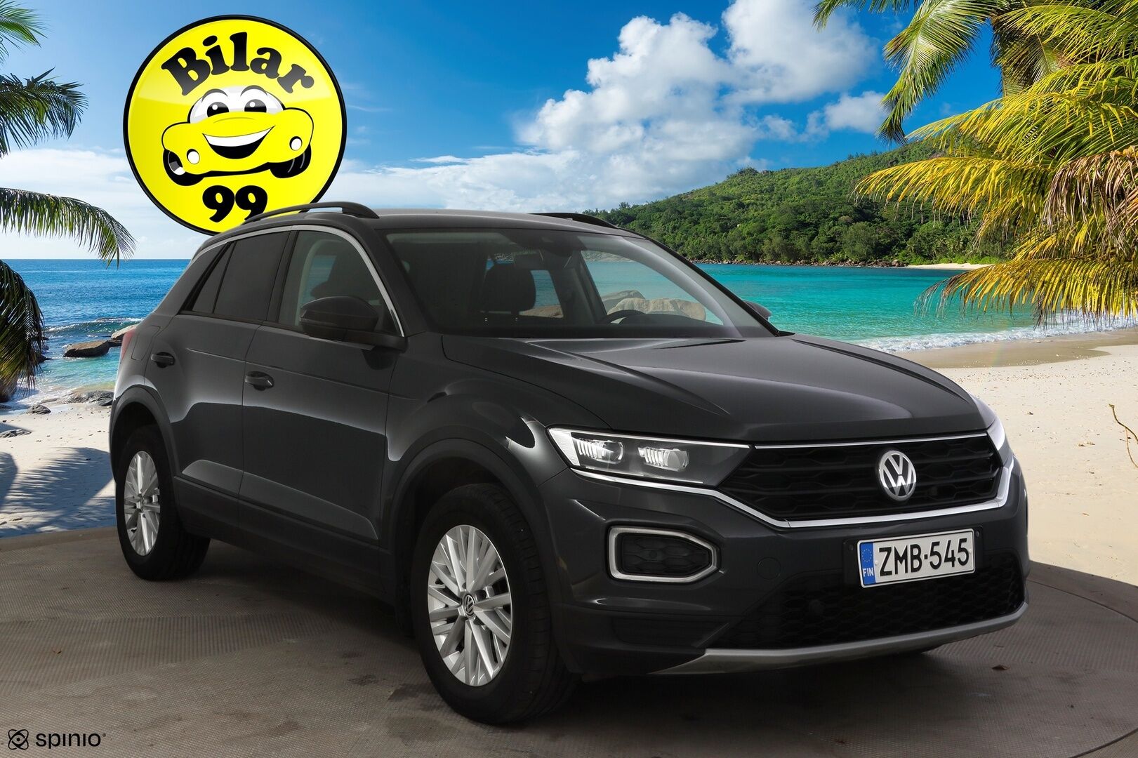 Volkswagen T-Roc 2018 Style 1,5 TSI EVO 110 kW (150 hv) aut. ** Adapt .Vakkari / LED-ajovalot / Lohkolämmitin / P.Kamera /  CarPlay ** - **1-omisteinen Suomiauto / Aut. ilmastointi / 2x renkaat / Hyvin huollettu! / Siistikuntoinen yksilö!** - HULLU BLACKWEEK KORKOTARJOUS 2,49%