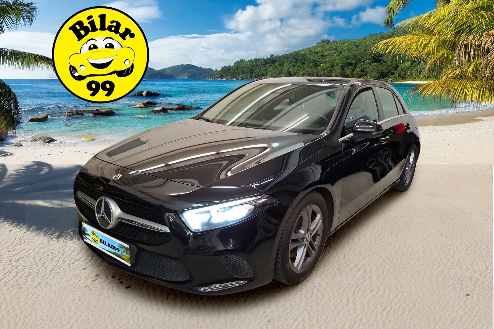 Mercedes-Benz A 2018 200 A Launch Edition Style - | 2 OM Suomi-auto | Vakkari | LED | Kamera | Lohko & sisä | 