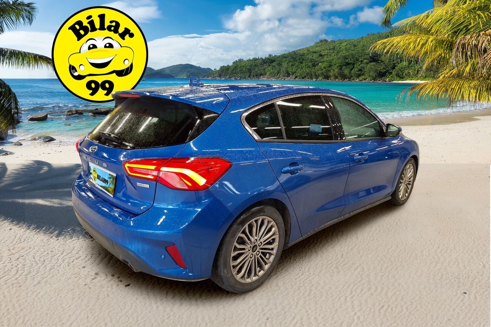 Ford Focus 2018 1,5 TDCi EcoBlue 120hv Start/Stop A8 Titanium * HUD / Webasto / ACC / B&O / Keyless - * Lämmitettävä tuulilasi / 2x renkaat vanteineen / Tutkat / Suomi-auto*