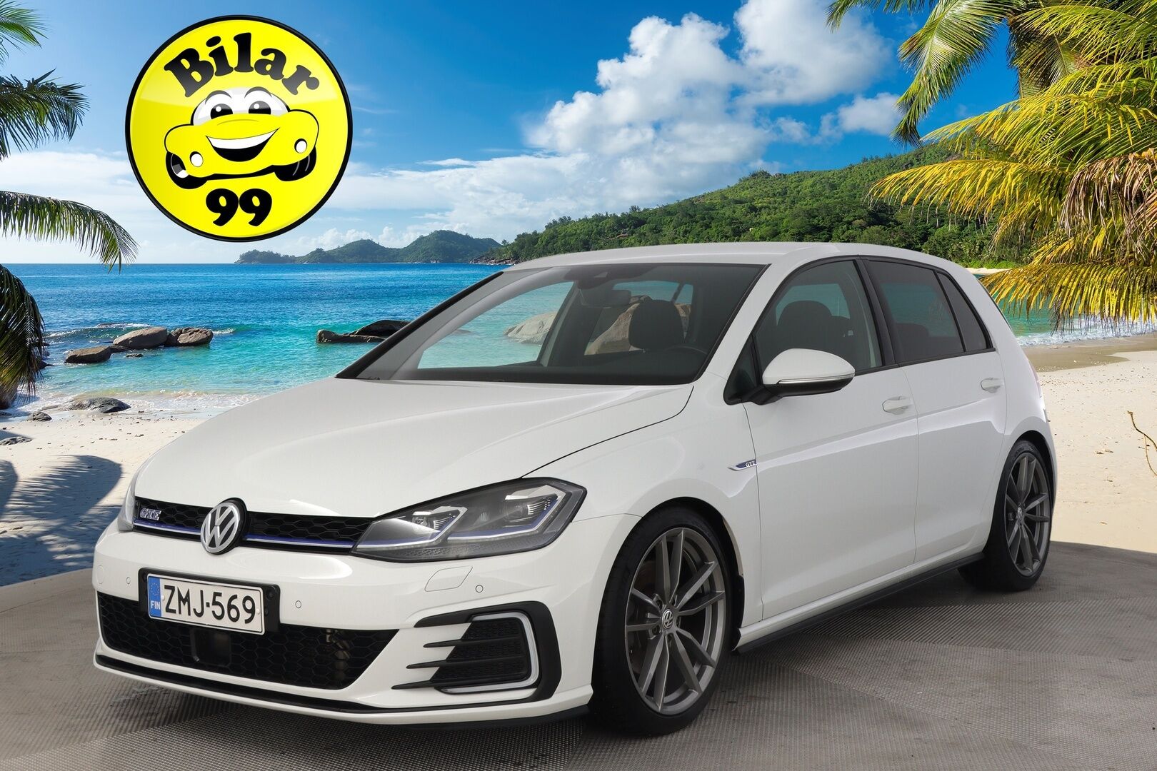 Volkswagen Golf 2018 GTE Plug-In Hybrid 150 kW (204 hv) DSG-aut** Digimittaristo / Adapt.vak / Nahka-alcantara / P-kamera / Ambient* - 2x renkaat ja vanteet / Jakopää tehty 07/2024 / Suomiauto