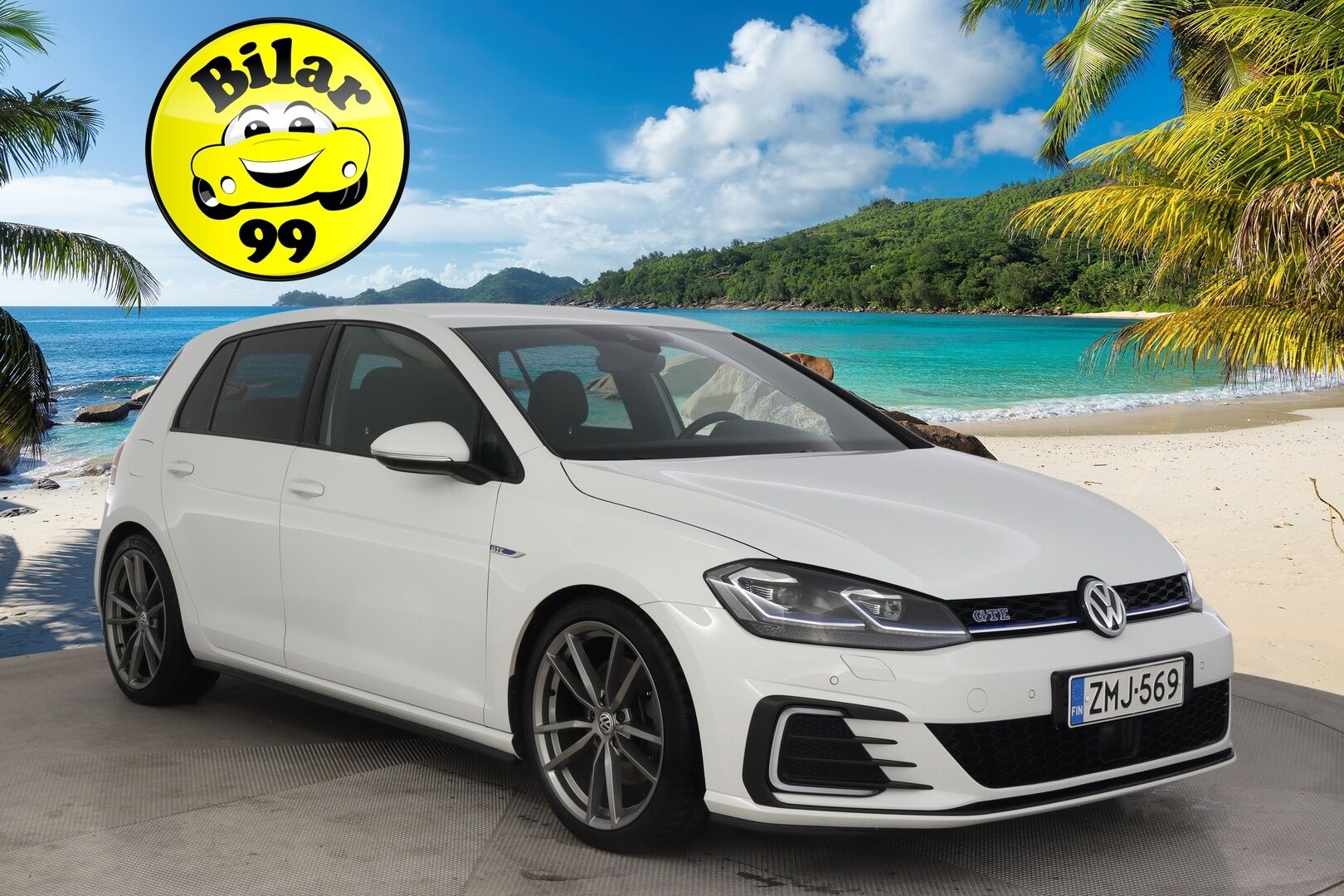 Volkswagen Golf 2018 GTE Plug-In Hybrid 150 kW (204 hv) DSG-aut** Digimittaristo / Adapt.vak / Nahka-alcantara / P-kamera / Ambient* - 2x renkaat ja vanteet / Jakopää tehty 07/2024 / Suomiauto