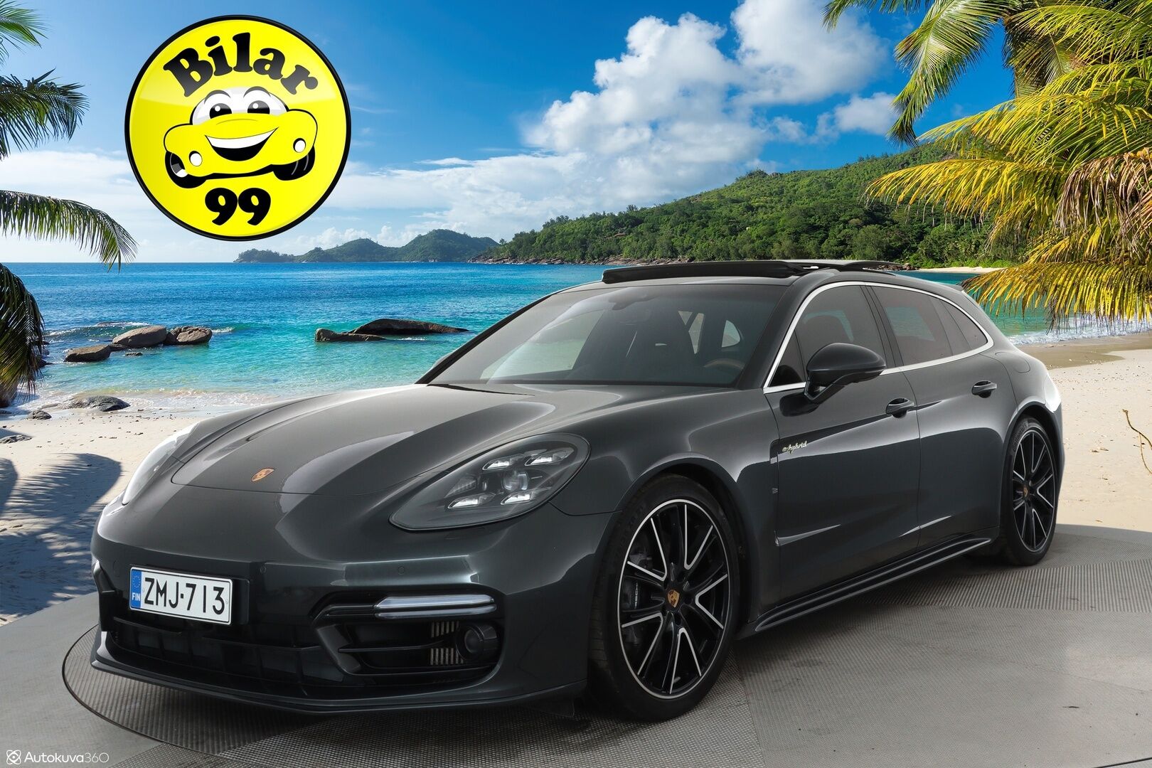 Porsche Panamera 2018 4 E-Hybrid Sport Turismo **Sport Design / Sport-putkisto / Burmester / ACC / Imuovet / Yönäkö / Nelipyöräohjaus / 360 Kamera** - 2,99 % KORKOTARJOUS TÄHÄN AUTOON - 31.5. ASTI! - Huippuvarusteltu! / Sport Chrono / 14-ist / PASM / PDLS+ / Comfort Access / Akku kuntotarkistettu! / 