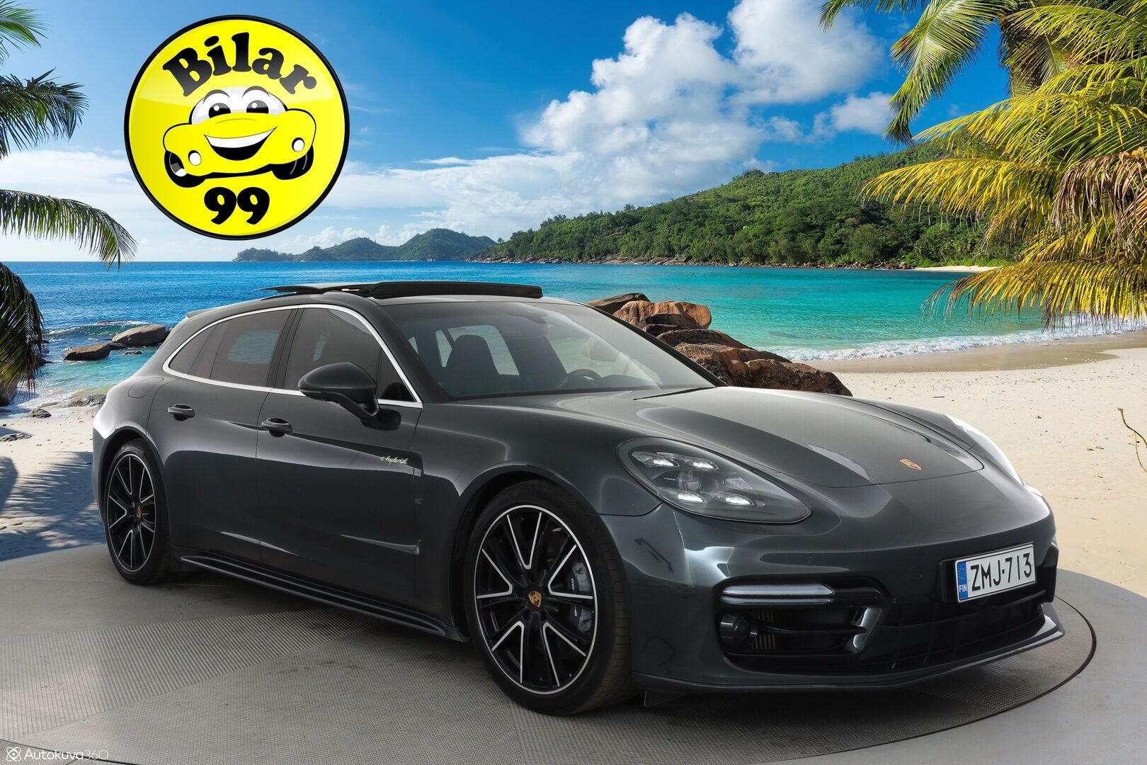 Porsche Panamera 2018 4 E-Hybrid Sport Turismo **Sport Design / Sport-putkisto / Burmester / ACC / Imuovet / Yönäkö / Nelipyöräohjaus / 360 Kamera** - 2,99 % KORKOTARJOUS TÄHÄN AUTOON - 31.5. ASTI! - Huippuvarusteltu! / Sport Chrono / 14-ist / PASM / PDLS+ / Comfort Access / Akku kuntotarkistettu! / 