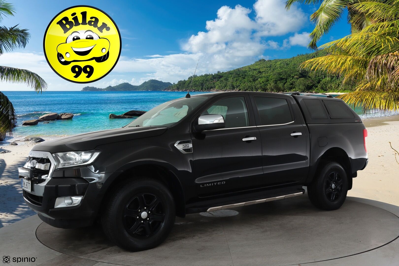 Ford Ranger 2019 Ranger Avolavakuorma-auto (BA) 4ov 3198cm3 A **Webasto / Koukku / Vakkari / P.tutka / Nahat / Sähköpenkki** - 3,99 % KORKOTARJOUS TÄHÄN AUTOON - Suomi-auto / Kahdet renkaat aluvanteilla / Vetotapavalitsin / Apple&Android / LED Lisävalo