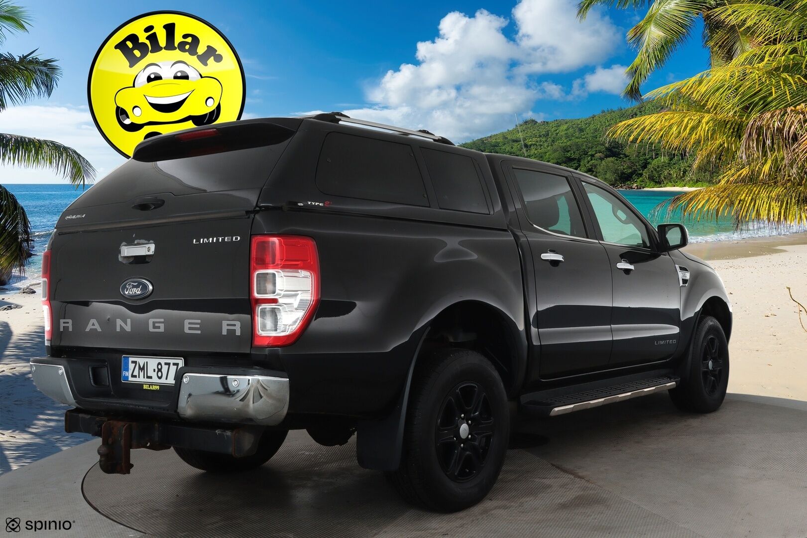 Ford Ranger 2019 Ranger Avolavakuorma-auto (BA) 4ov 3198cm3 A **Webasto / Koukku / Vakkari / P.tutka / Nahat / Sähköpenkki** - 3,99 % KORKOTARJOUS TÄHÄN AUTOON - Suomi-auto / Kahdet renkaat aluvanteilla / Vetotapavalitsin / Apple&Android / LED Lisävalo
