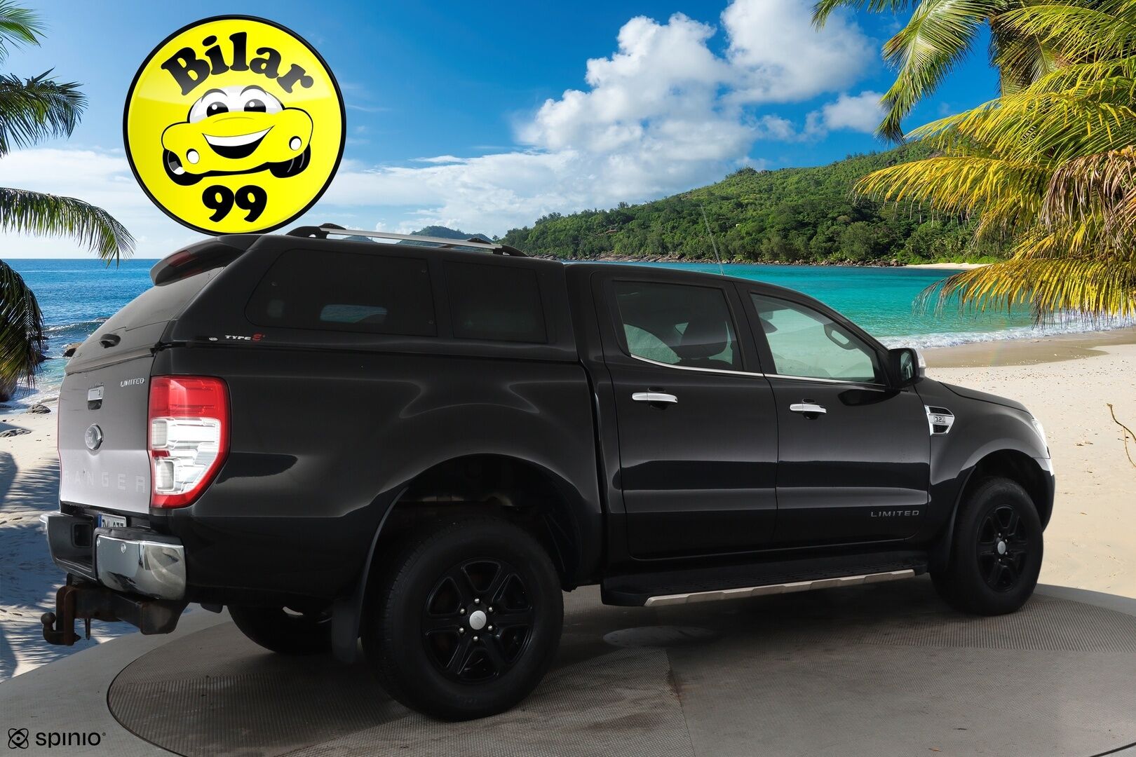 Ford Ranger 2019 Ranger Avolavakuorma-auto (BA) 4ov 3198cm3 A **Webasto / Koukku / Vakkari / P.tutka / Nahat / Sähköpenkki** - 3,99 % KORKOTARJOUS TÄHÄN AUTOON - Suomi-auto / Kahdet renkaat aluvanteilla / Vetotapavalitsin / Apple&Android / LED Lisävalo