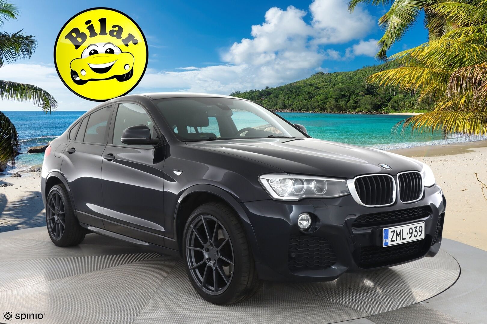 BMW X4 2015 X4 26 xDrive20d A 140 kW - | M-Sport | Hifi | HUD | P.Kamera | Alletaittuva vetokoukku | Tutkat eteen & taakse | Vakionopeudensäädin | 