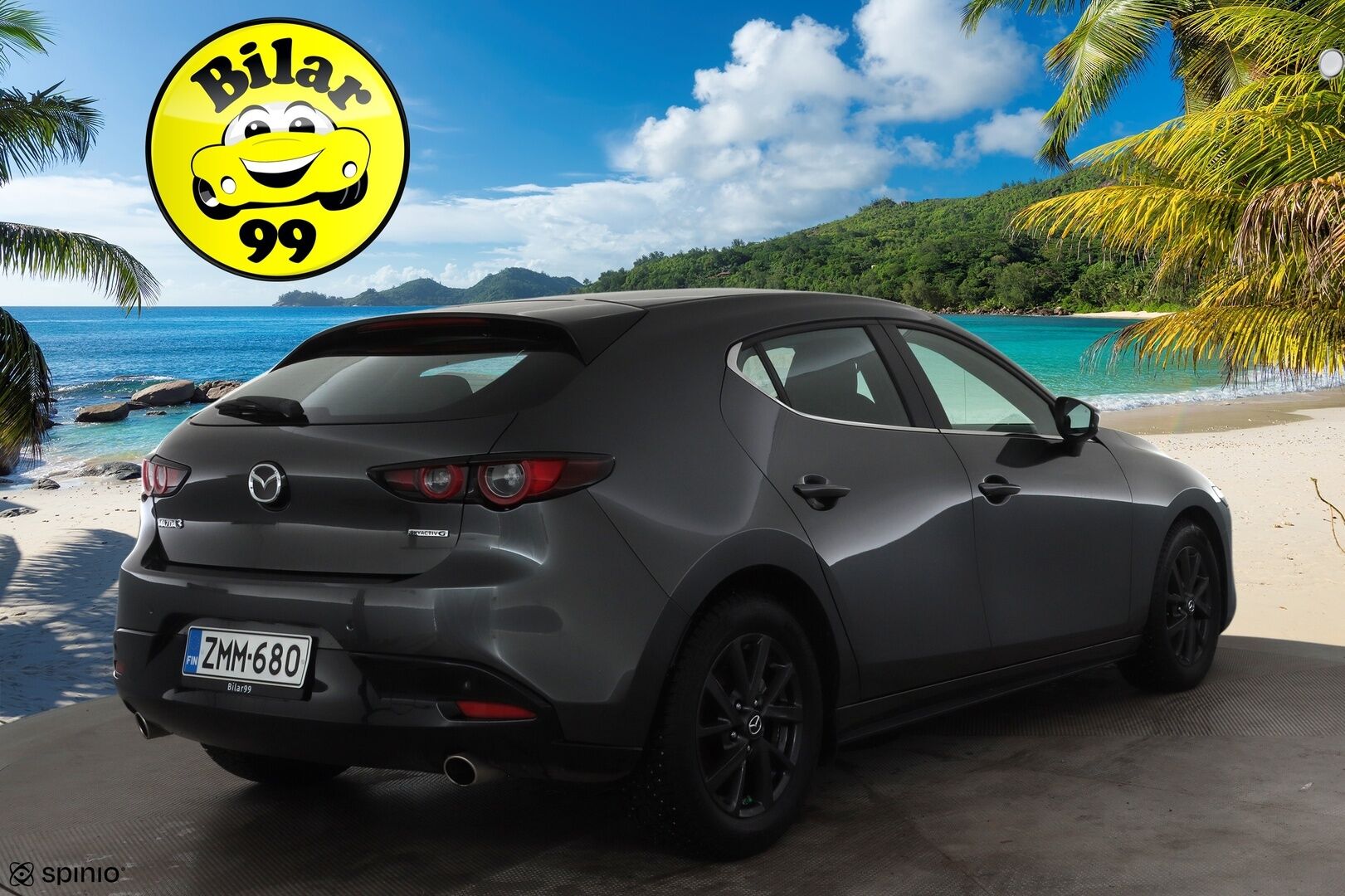 Mazda Mazda3 2019 Hatchback 2,0 (122 hv) SKYACTIV-G Vision MT HK1 * HUD / ACC / LED / P.Tutka / Navi / Kaistavahti / Katveavustin * - 1-om Suomi-auto / Kahdet renkaat aluvanteilla *