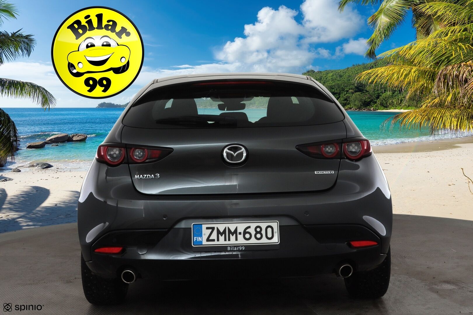 Mazda Mazda3 2019 Hatchback 2,0 (122 hv) SKYACTIV-G Vision MT HK1 * HUD / ACC / LED / P.Tutka / Navi / Kaistavahti / Katveavustin * - 1-om Suomi-auto / Kahdet renkaat aluvanteilla *