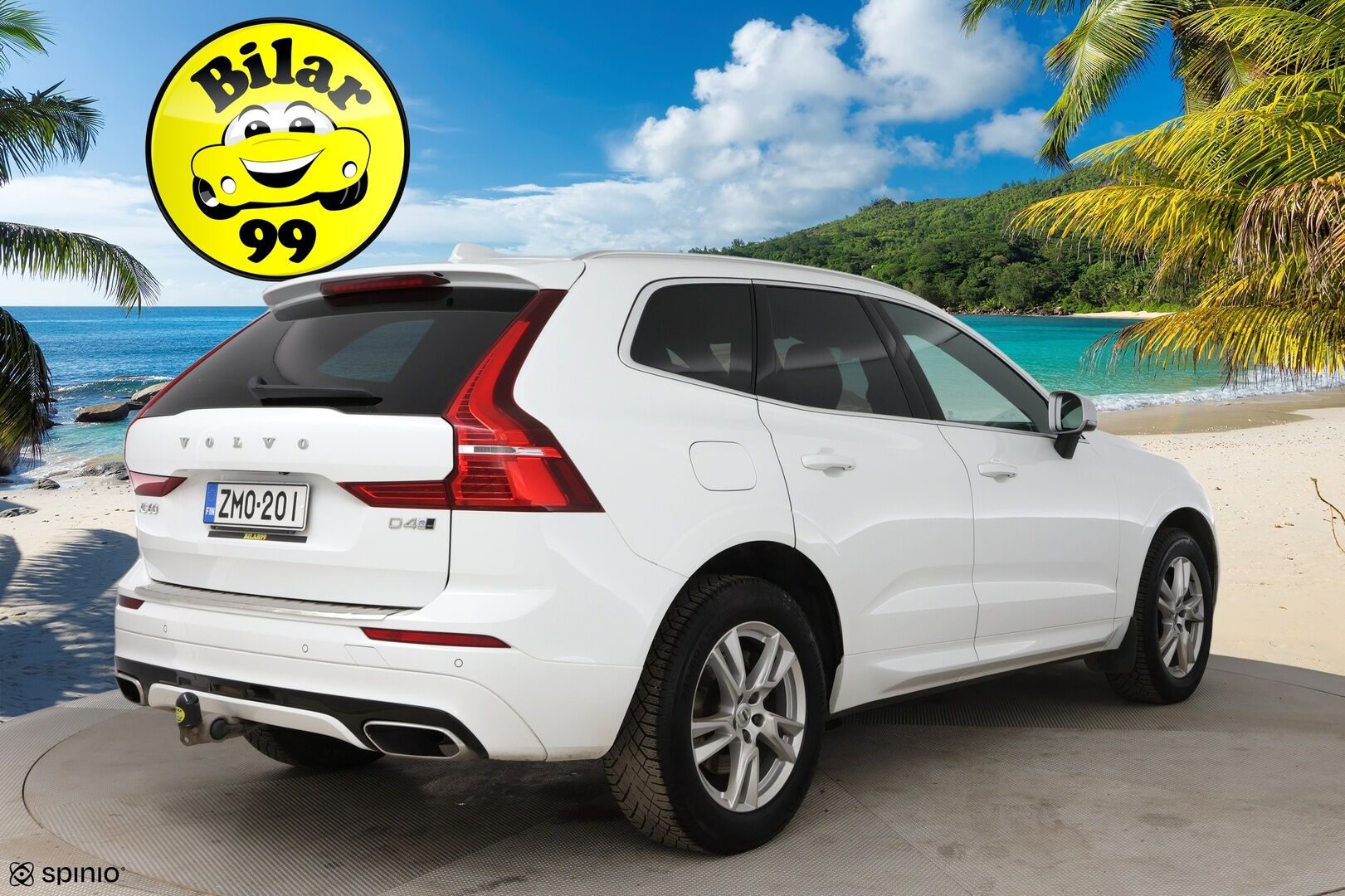 Volvo XC60 2019 D4 AWD Business R-Design aut / Adapt. Vak. / Webasto / Koukku / P. Kamera / BLIS / Sähkökontti / - Juuri huollettu! / Sähköpenkki muisteilla / Todella siisti / 2x renkaat & vanteet / Jakohihna tehty 06.2024 - HULLUT BLACKWEEK JATKOT - KORKOTARJOUS 2,49%