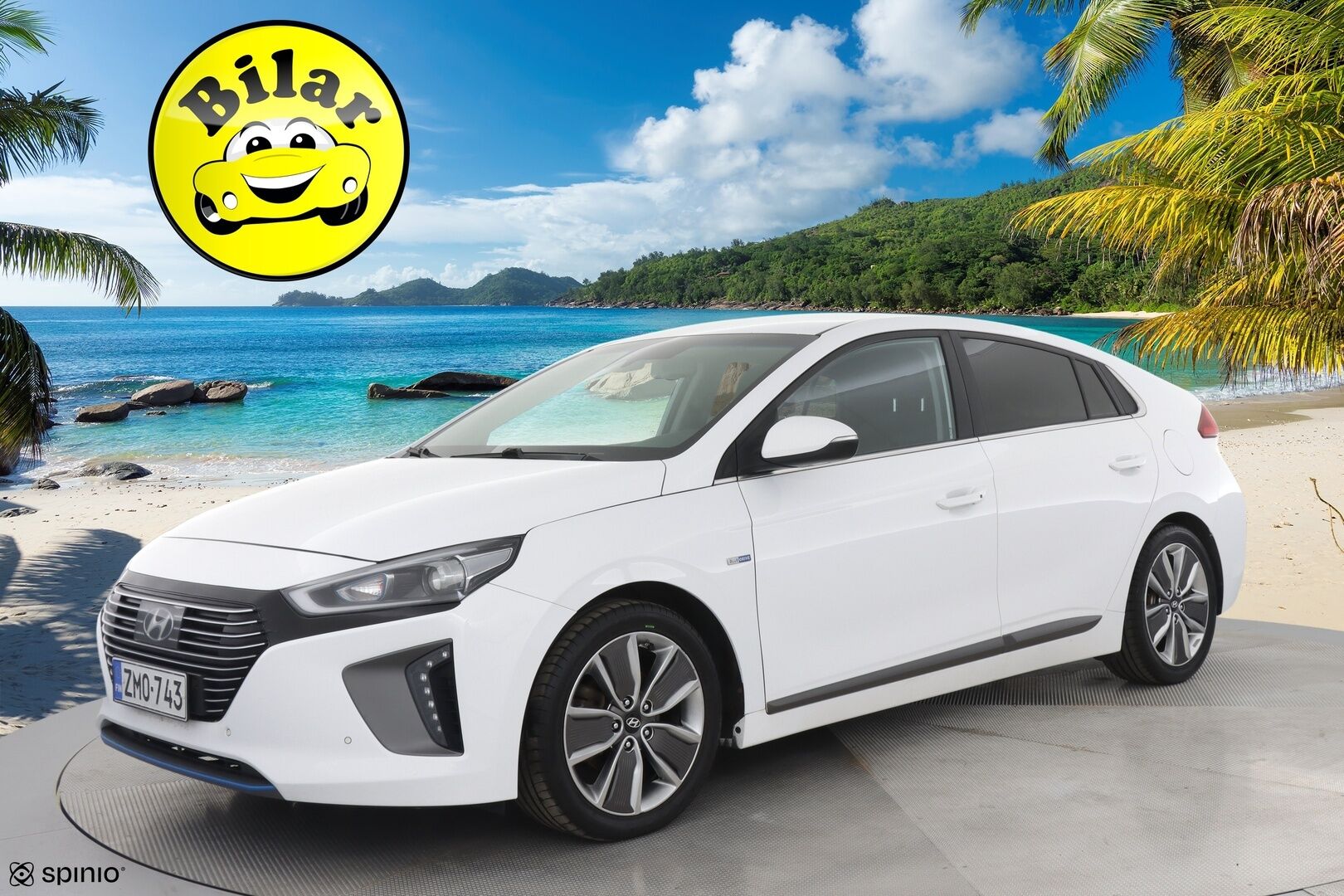 Hyundai IONIQ HYBRID 2017 hybrid DCT Style - | Webasto | Adaptiivinen vakionopeudensäädin | Navi | Keyless | Kahdet renkaat |