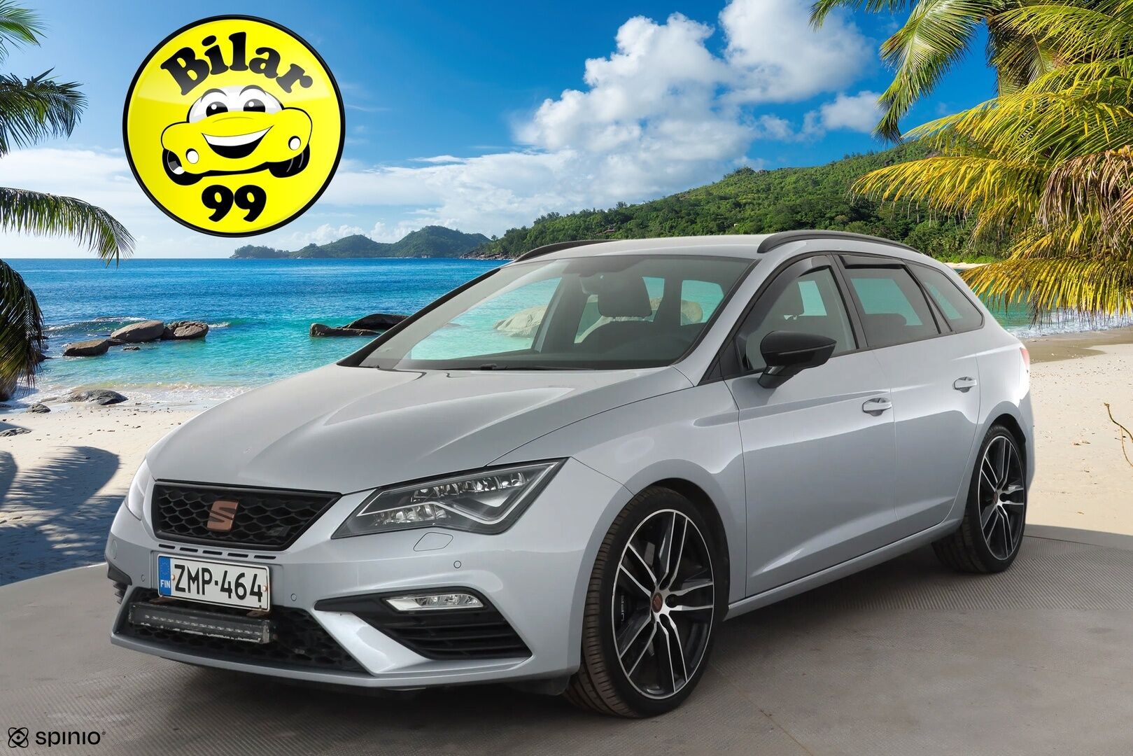 Seat Leon ST 2019 2,0 TSI 300 4DRIVE Cupra DSG * Lohkolämmitin / Vakkari / Navi / Digimittaristo / LED / P.Tutkat * - Suomi-auto / Kahdet renkaat aluvanteilla 