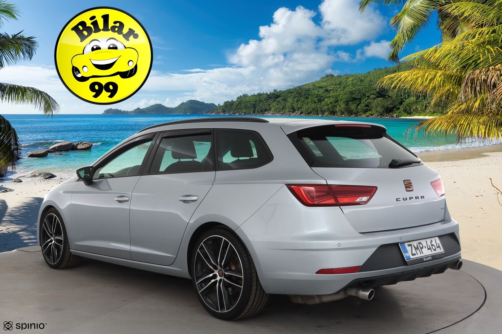 Seat Leon ST 2019 2,0 TSI 300 4DRIVE Cupra DSG * Lohkolämmitin / Vakkari / Navi / Digimittaristo / LED / P.Tutkat * - Suomi-auto / Kahdet renkaat aluvanteilla 