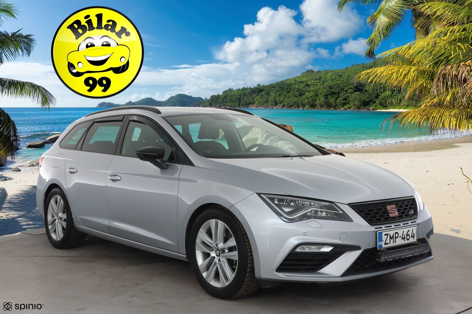 Seat Leon ST 2019 2,0 TSI 300 4DRIVE Cupra DSG * Lohkolämmitin / Vakkari / Navi / Digimittaristo / LED / P.Tutkat * - Suomi-auto / Kahdet renkaat aluvanteilla 