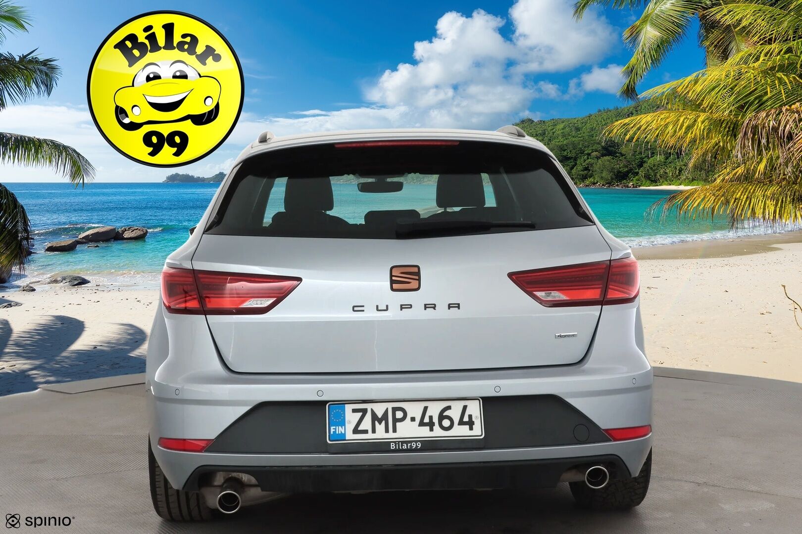 Seat Leon ST 2019 2,0 TSI 300 4DRIVE Cupra DSG * Lohkolämmitin / Vakkari / Navi / Digimittaristo / LED / P.Tutkat * - Suomi-auto / Kahdet renkaat aluvanteilla 