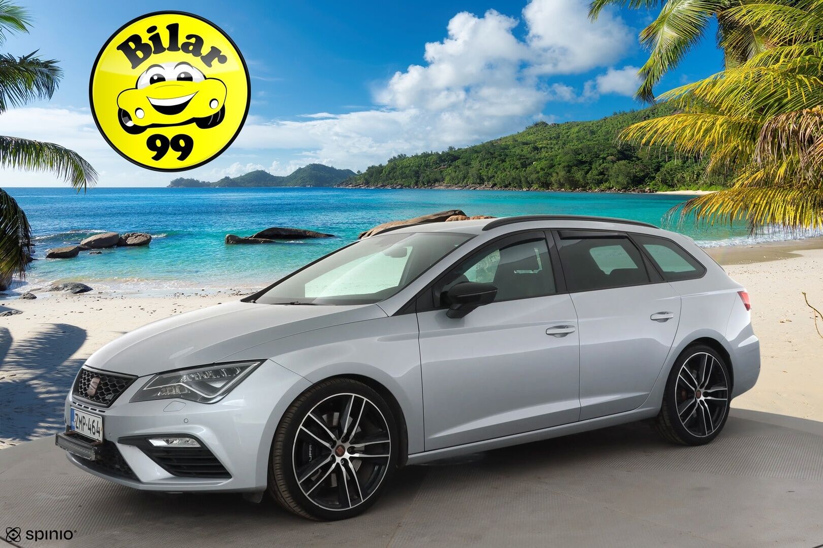 Seat Leon ST 2019 2,0 TSI 300 4DRIVE Cupra DSG * Lohkolämmitin / Vakkari / Navi / Digimittaristo / LED / P.Tutkat * - Suomi-auto / Kahdet renkaat aluvanteilla 