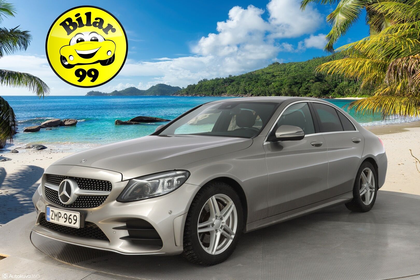 Mercedes-Benz C 2019 180 A Business AMG - Suomi-auto / Viimeisin huolto 88tkm / Kahdet renkaat vanteineen