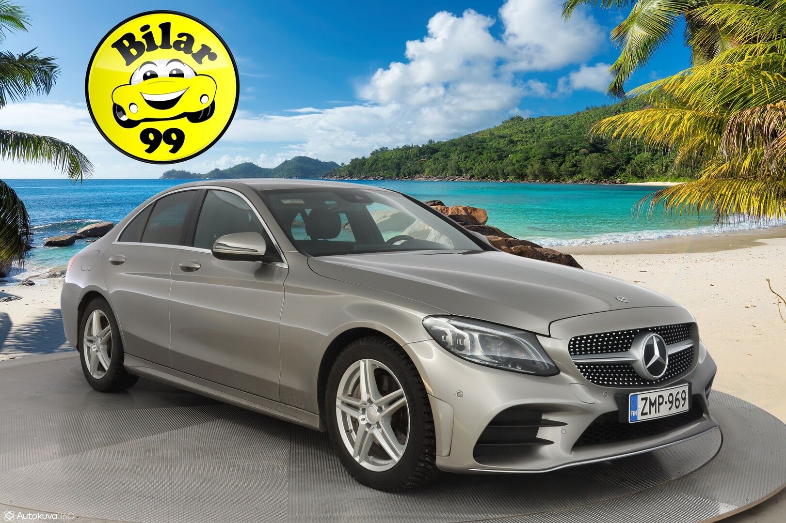 Mercedes-Benz C 2019 180 A Business AMG - Suomi-auto / Viimeisin huolto 88tkm / Kahdet renkaat vanteineen
