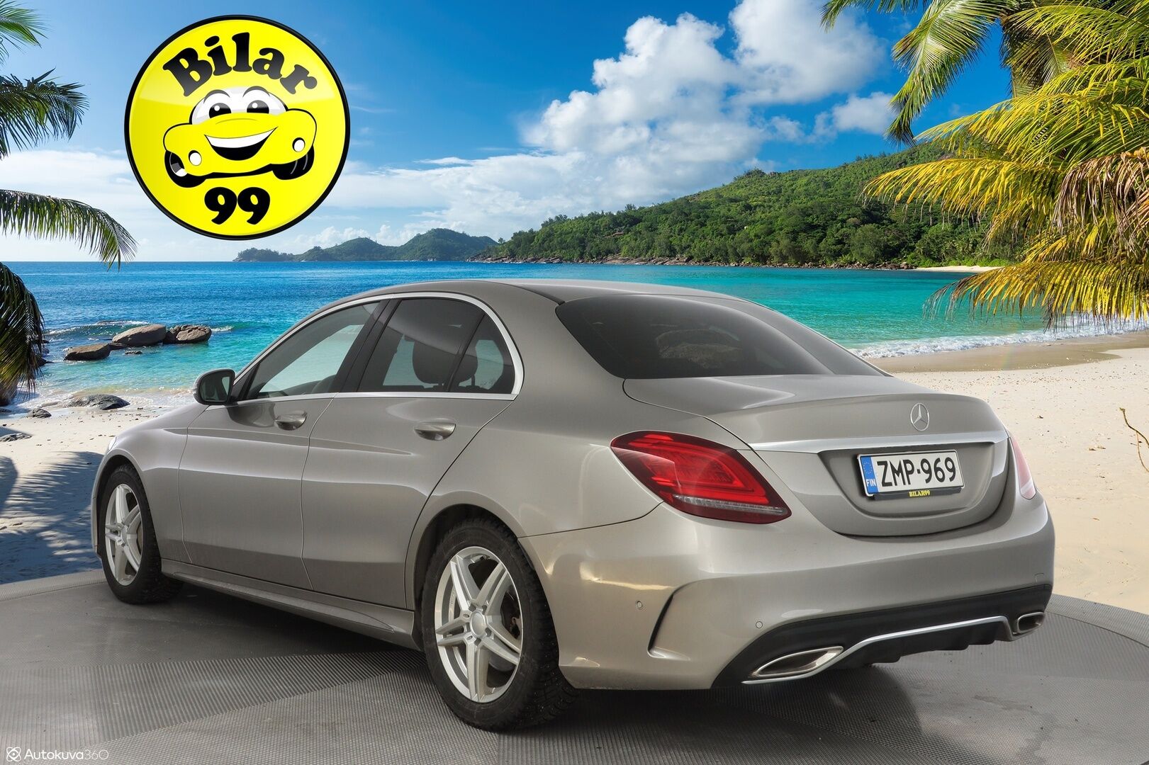 Mercedes-Benz C 2019 180 A Business AMG - Suomi-auto / Viimeisin huolto 88tkm / Kahdet renkaat vanteineen