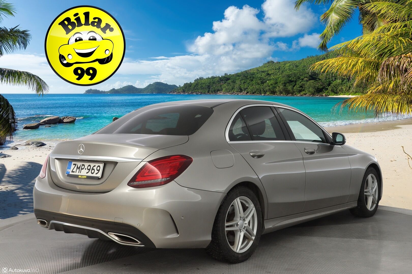 Mercedes-Benz C 2019 180 A Business AMG - Suomi-auto / Viimeisin huolto 88tkm / Kahdet renkaat vanteineen
