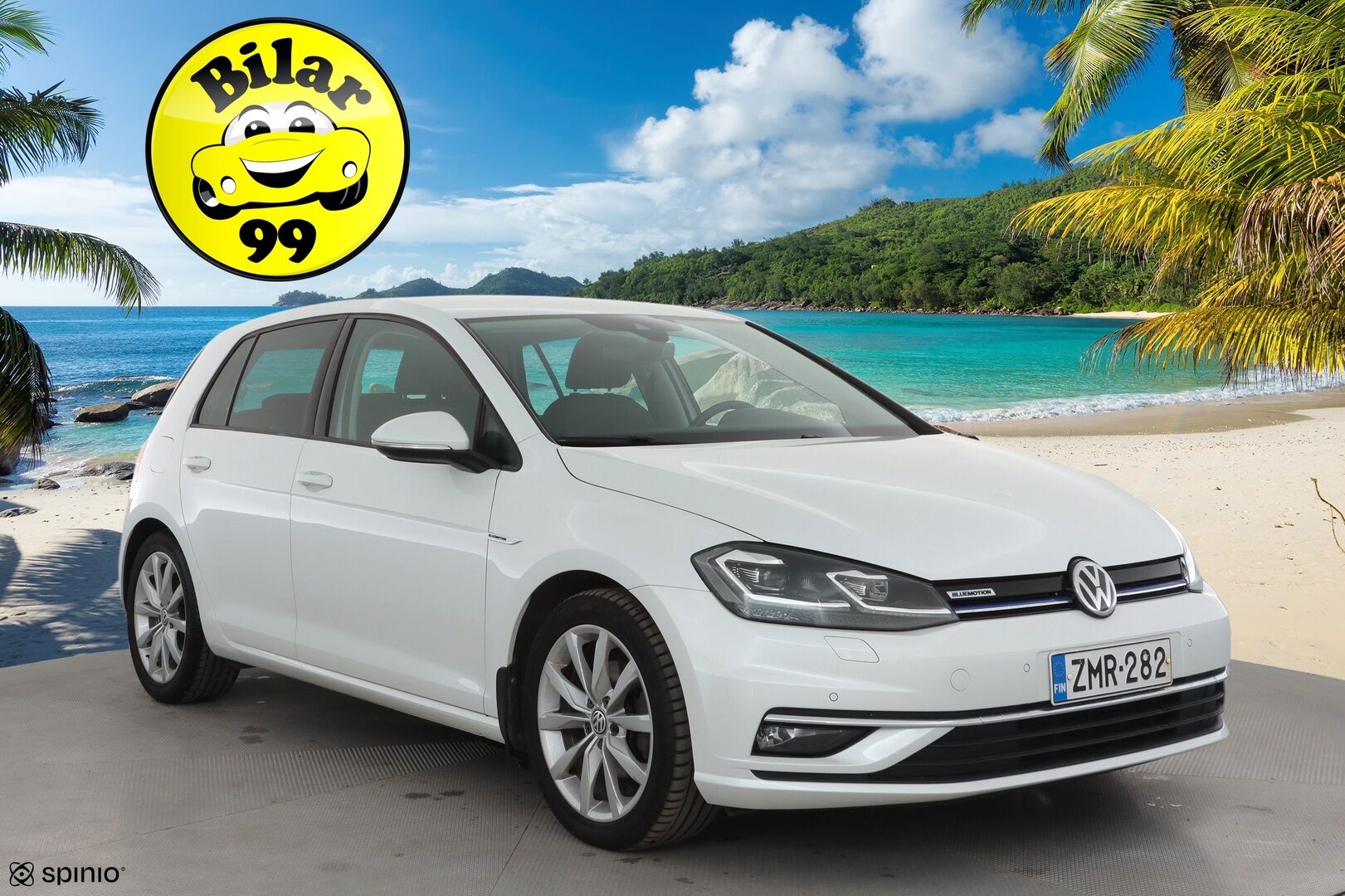 Volkswagen Golf 2019 Highline 1,5 TSI EVO 96 kW BLUEMOTION DSG * ACC / Webasto / Adapt.LED / P.kamera / Navi / Keyless * - Suomi-auto / Kahdet renkaat aluvanteilla / Merkkihuollot