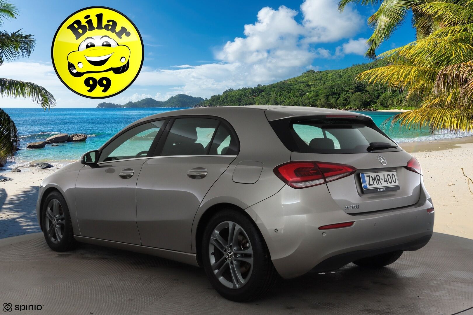 Mercedes-Benz A 2019 180 A Business Style * 1.Om Suomi-auto / Vakkari / Navi / LED / P.kamera / Sporttipenkit / Widescreen * - Kahdet renkaat aluvanteilla - HULLU BLACKWEEK KORKOTARJOUS 2,49%