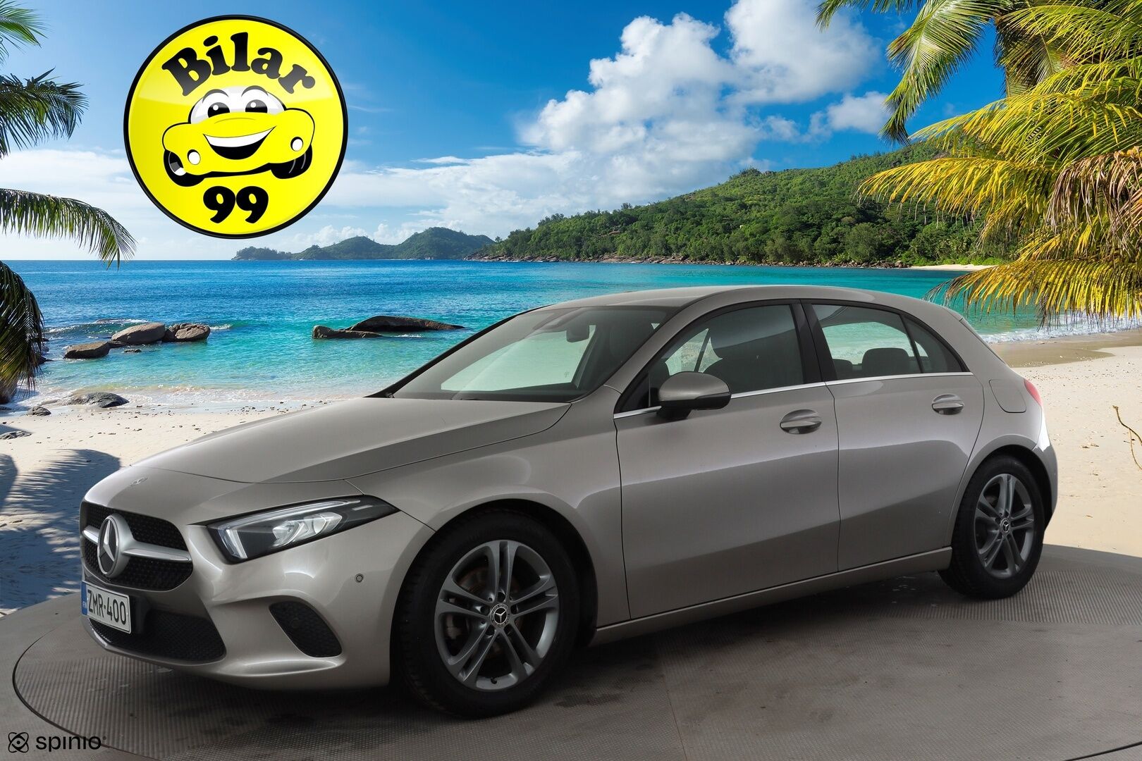 Mercedes-Benz A 2019 180 A Business Style * 1.Om Suomi-auto / Vakkari / Navi / LED / P.kamera / Sporttipenkit / Widescreen * - Kahdet renkaat aluvanteilla - HULLU BLACKWEEK KORKOTARJOUS 2,49%