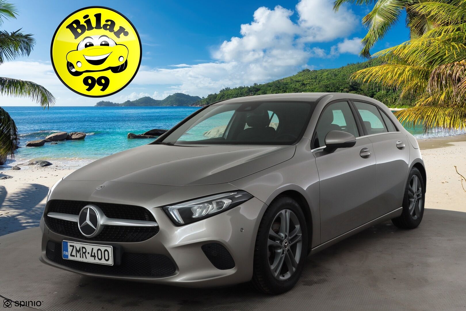 Mercedes-Benz A 2019 180 A Business Style * 1.Om Suomi-auto / Vakkari / Navi / LED / P.kamera / Sporttipenkit / Widescreen * - Kahdet renkaat aluvanteilla - HULLU BLACKWEEK KORKOTARJOUS 2,49%