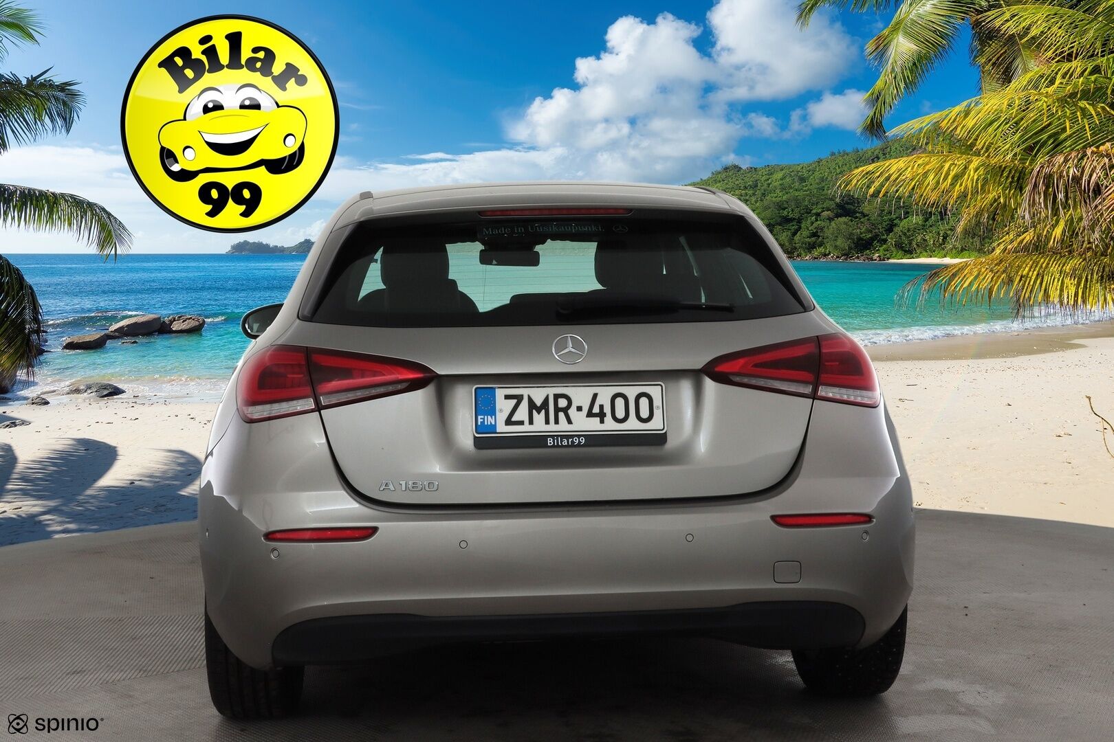 Mercedes-Benz A 2019 180 A Business Style * 1.Om Suomi-auto / Vakkari / Navi / LED / P.kamera / Sporttipenkit / Widescreen * - Kahdet renkaat aluvanteilla - HULLU BLACKWEEK KORKOTARJOUS 2,49%