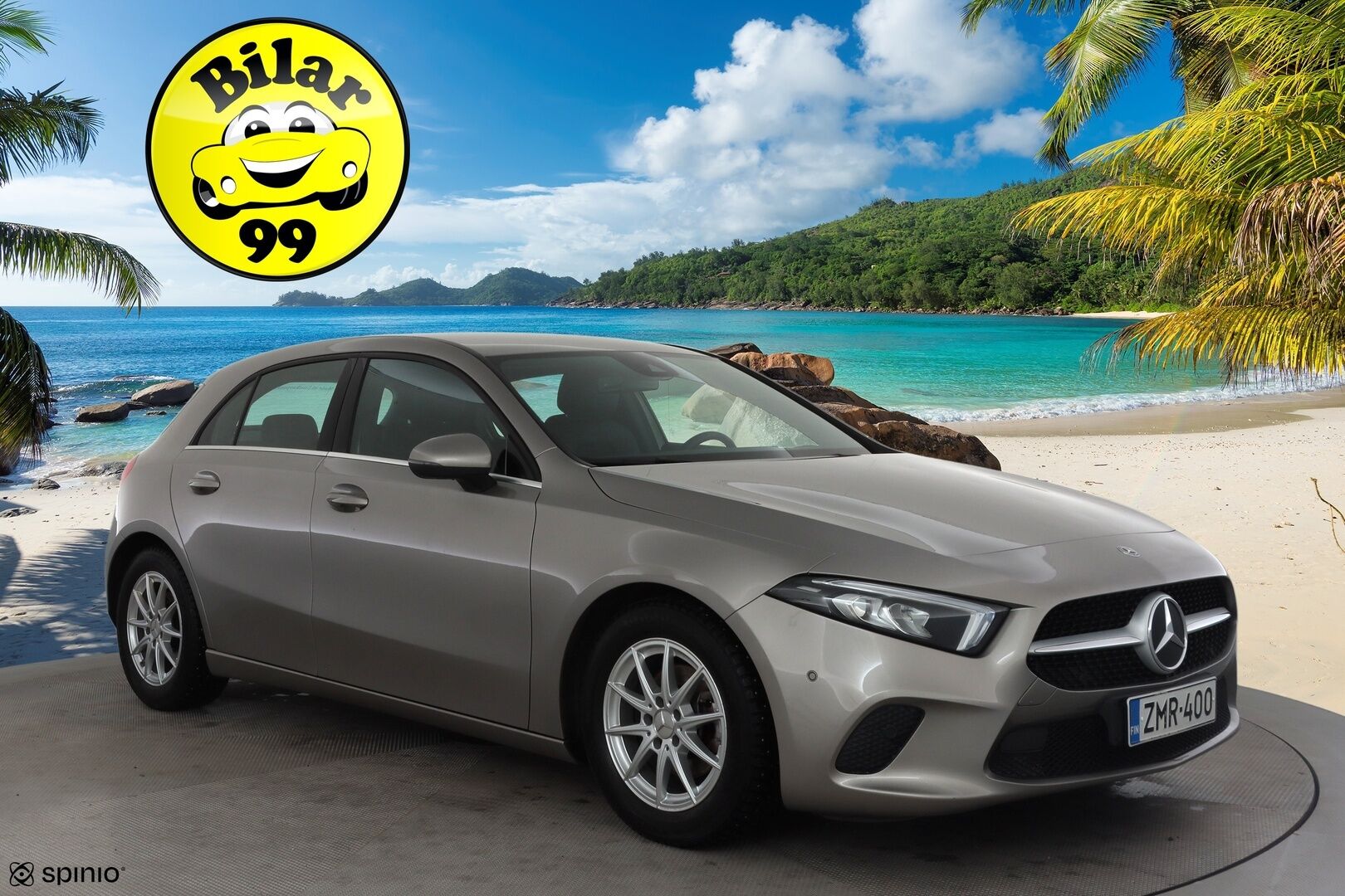 Mercedes-Benz A 2019 180 A Business Style * 1.Om Suomi-auto / Vakkari / Navi / LED / P.kamera / Sporttipenkit / Widescreen * - Kahdet renkaat aluvanteilla - HULLU BLACKWEEK KORKOTARJOUS 2,49%