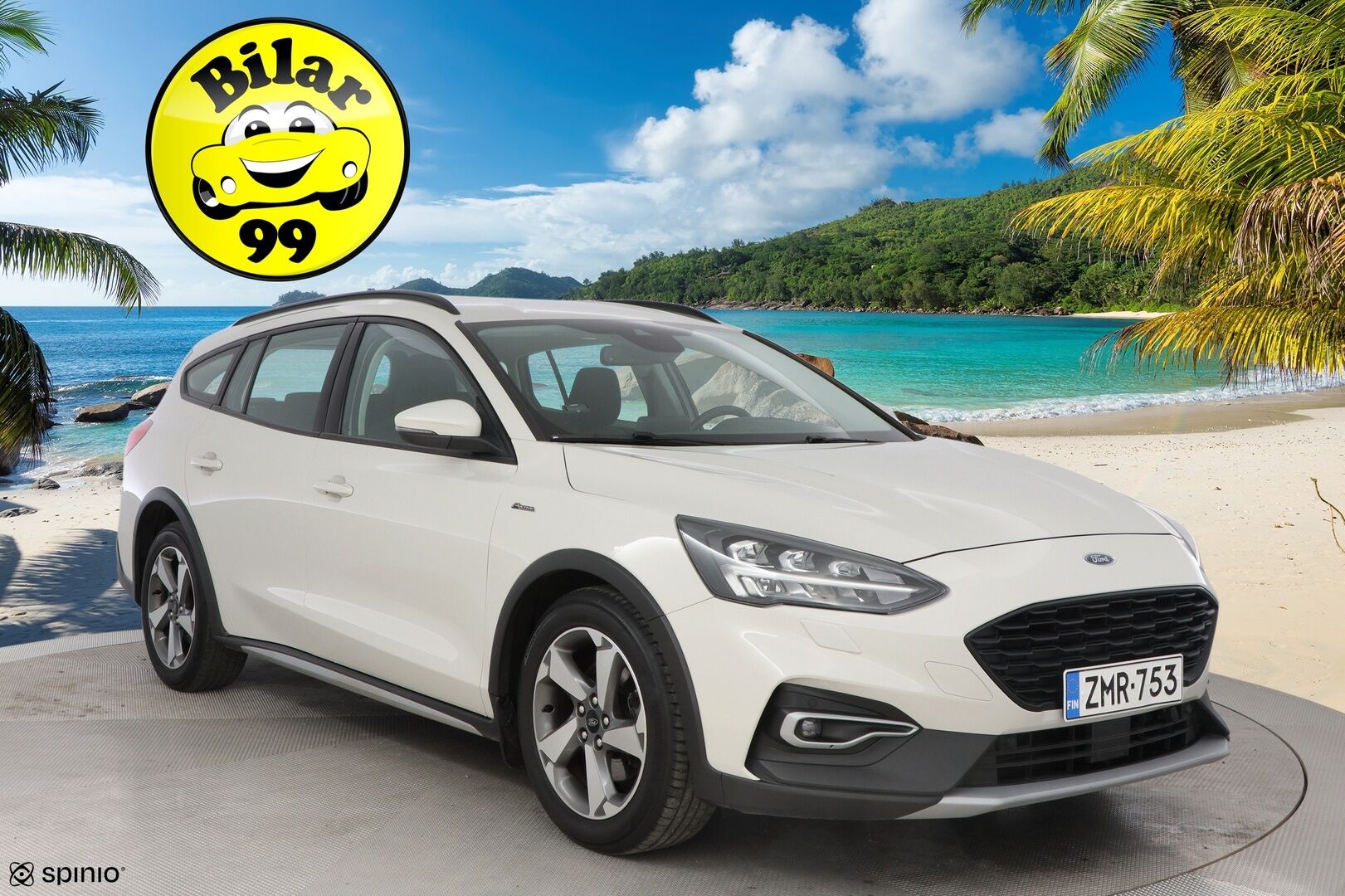 Ford Focus 2019 1,0 EcoBoost 125hv A8 Active Wagon * Webasto / Adapt.Vakkari / Adapt.LED / Lämm.Tuulilasi / Ratinlämmitys! - Suomiauto / Merkkihuollot / 2x Hyvät renkaat!