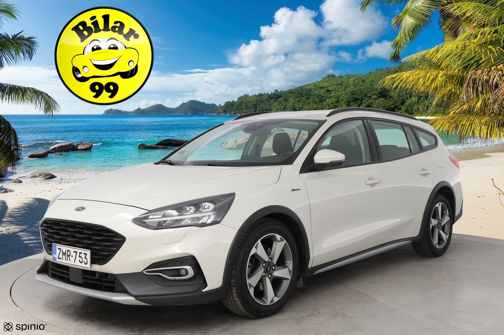 Ford Focus 2019 1,0 EcoBoost 125hv A8 Active Wagon * Webasto / Adapt.Vakkari / Adapt.LED / Lämm.Tuulilasi / Ratinlämmitys! - Suomiauto / Merkkihuollot / 2x Hyvät renkaat!