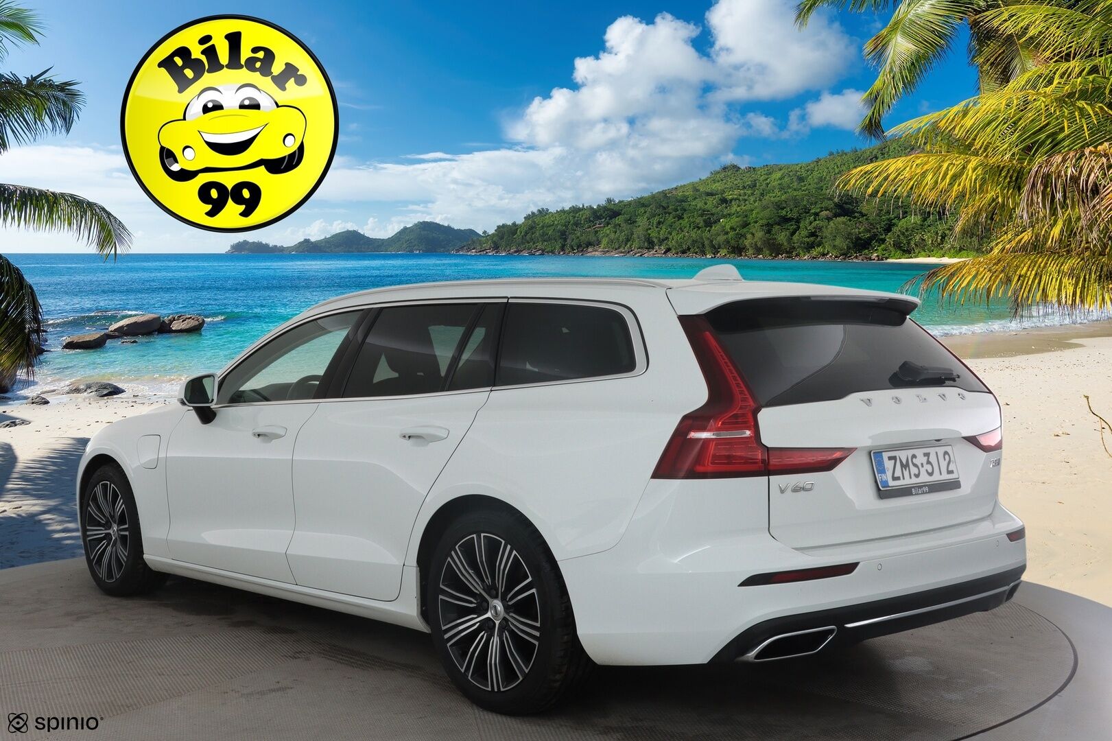 Volvo V60 2019 T8 AWD Inscription aut *ACC / Panorama / Muistipenkki / Full LED / P.kamera / BLIS / Navi / Sporttinahat / Webasto* - Suomi-auto / Kahdet renkaat aluvanteilla / Merkkihuollettu