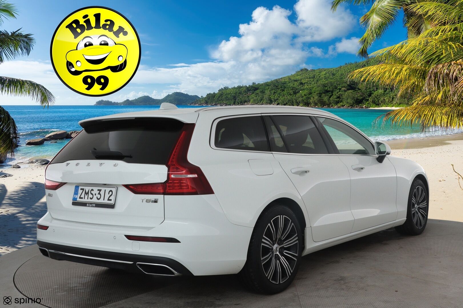 Volvo V60 2019 T8 AWD Inscription aut *ACC / Panorama / Muistipenkki / Full LED / P.kamera / BLIS / Navi / Sporttinahat / Webasto* - Suomi-auto / Kahdet renkaat aluvanteilla / Merkkihuollettu
