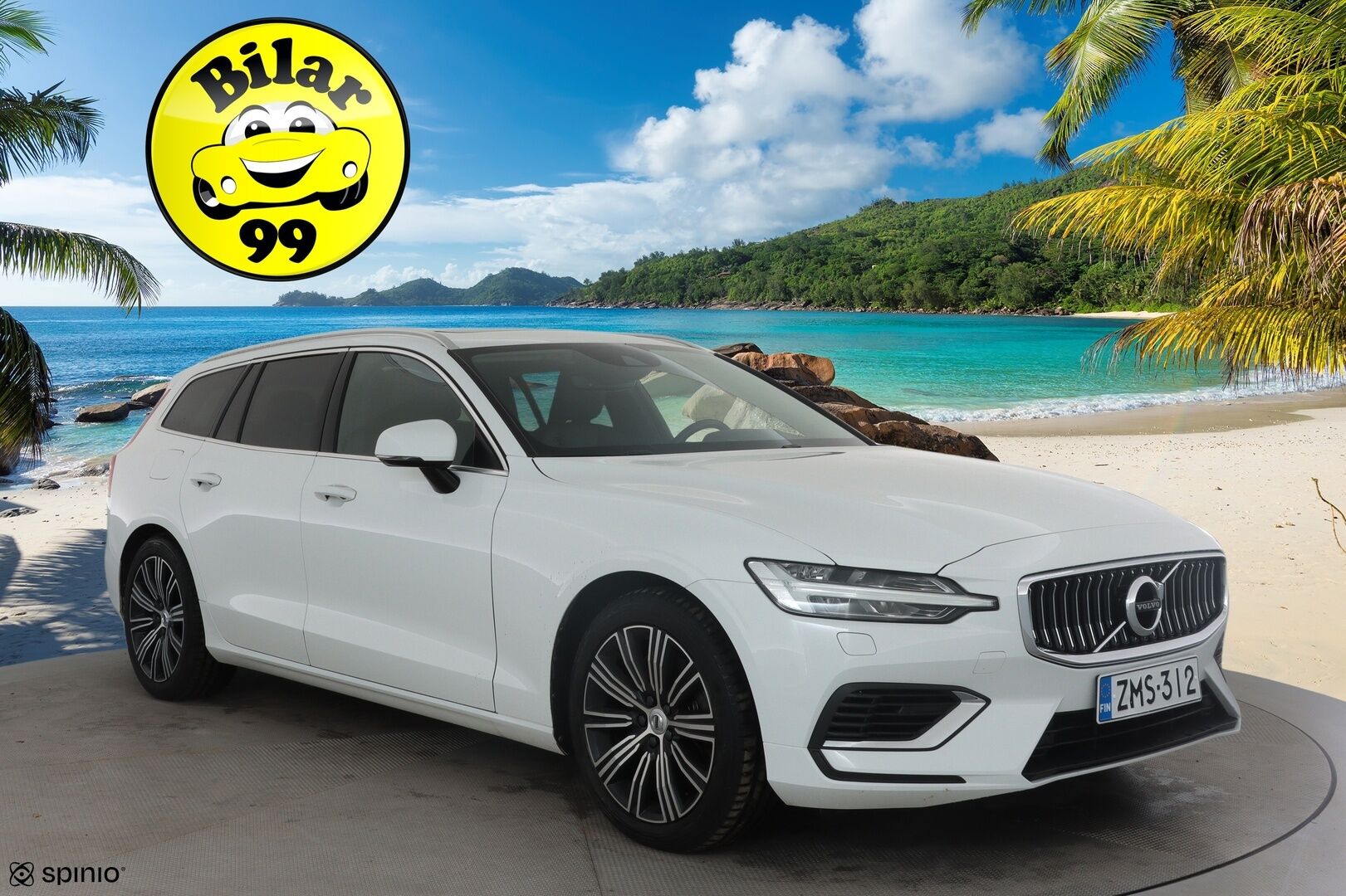 Volvo V60 2019 T8 AWD Inscription aut *ACC / Panorama / Muistipenkki / Full LED / P.kamera / BLIS / Navi / Sporttinahat / Webasto* - Suomi-auto / Kahdet renkaat aluvanteilla / Merkkihuollettu