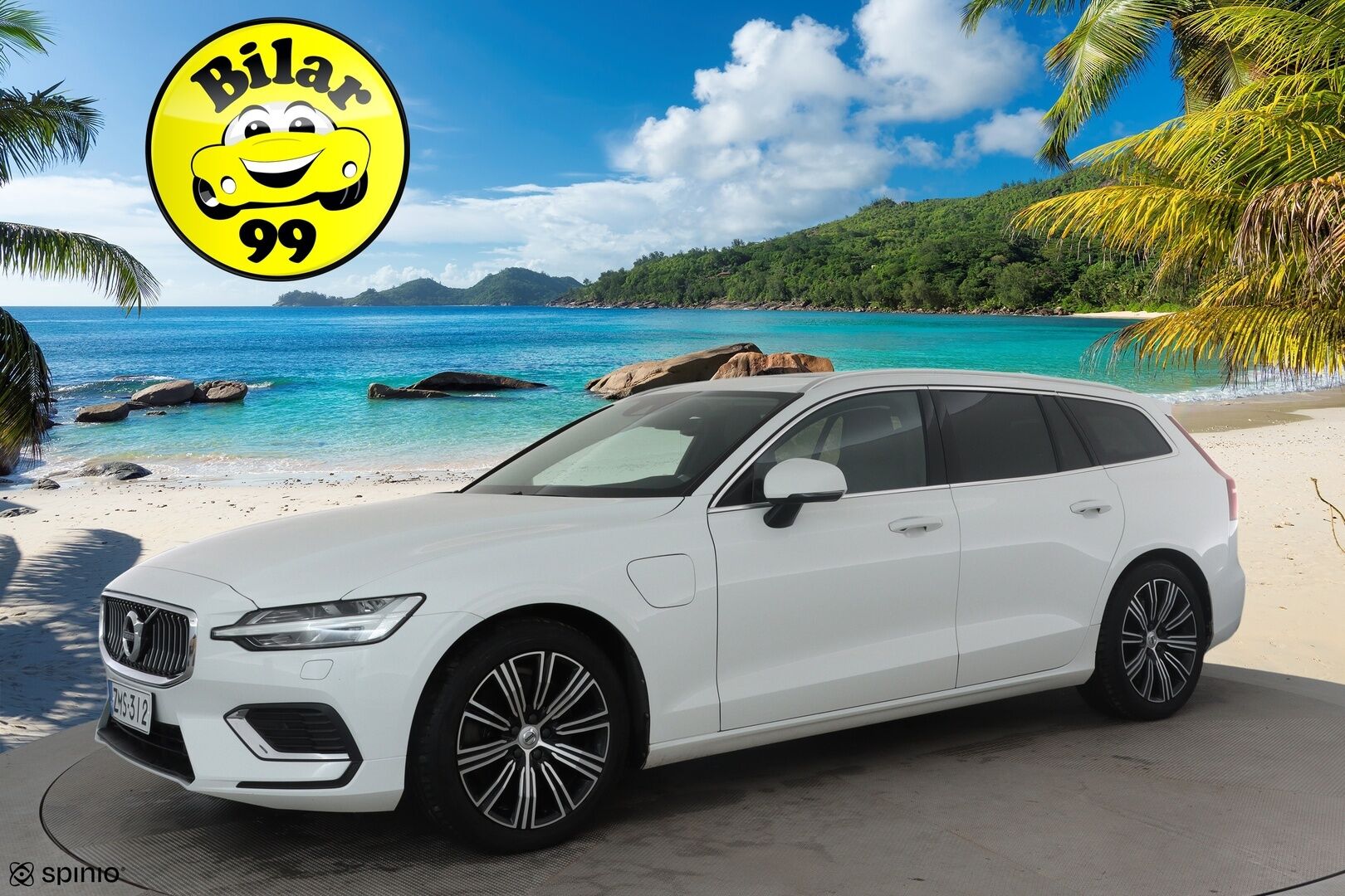 Volvo V60 2019 T8 AWD Inscription aut *ACC / Panorama / Muistipenkki / Full LED / P.kamera / BLIS / Navi / Sporttinahat / Webasto* - Suomi-auto / Kahdet renkaat aluvanteilla / Merkkihuollettu