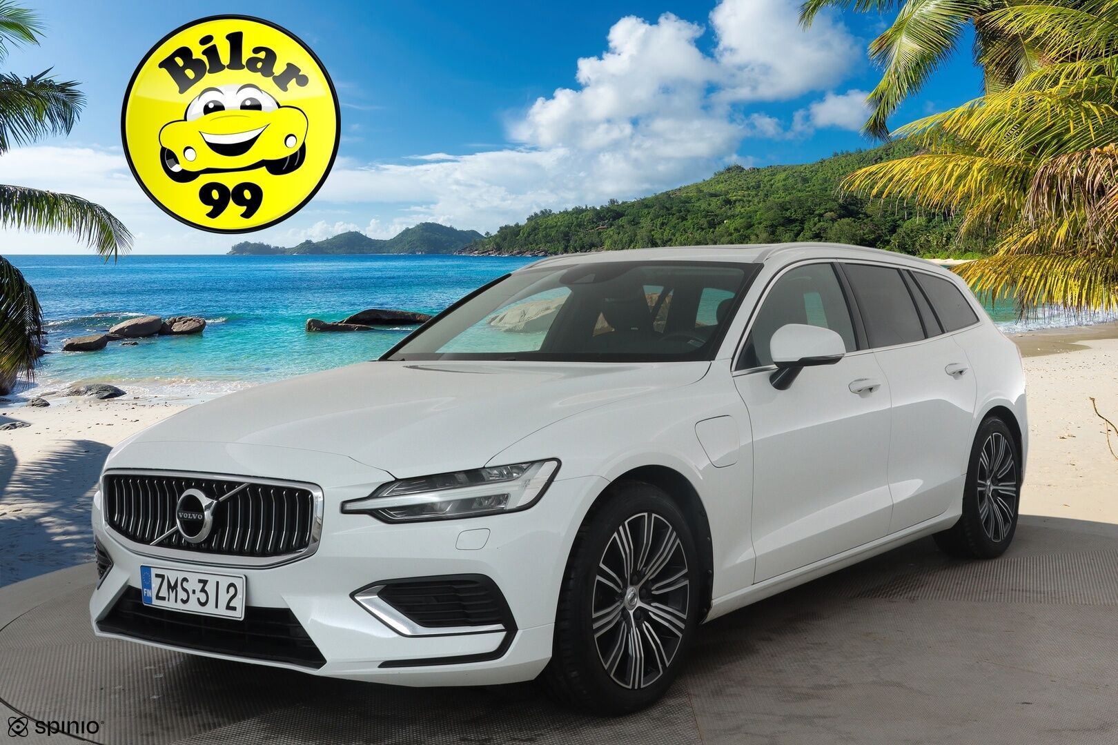Volvo V60 2019 T8 AWD Inscription aut *ACC / Panorama / Muistipenkki / Full LED / P.kamera / BLIS / Navi / Sporttinahat / Webasto* - Suomi-auto / Kahdet renkaat aluvanteilla / Merkkihuollettu