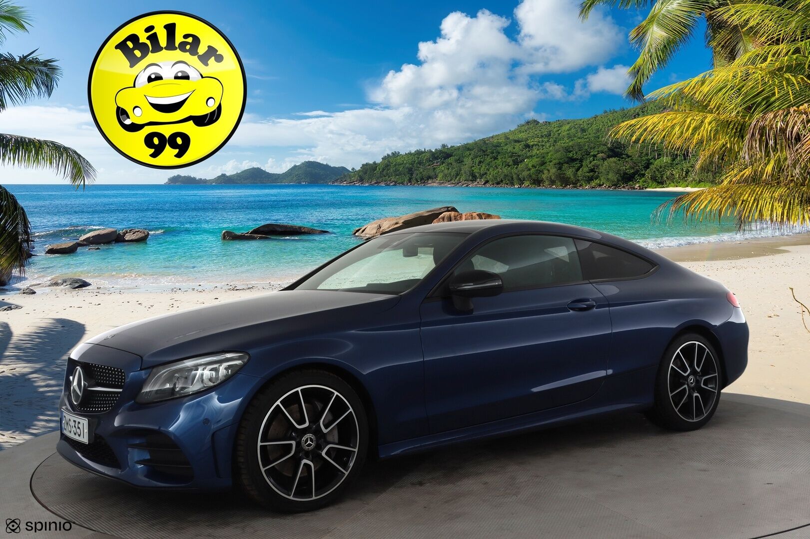 Mercedes-Benz C 2020 300 d 4MATIC Coupé A AMG * Distronic / Sportpenkit / Multibeam / P.Kamera / Navi / Digimittaristo / Lohkolämmitin * - 1-om Suomi-auto / Kahdet renkaat / Merkkihuollot - HULLU BLACKWEEK KORKOTARJOUS 2,49%