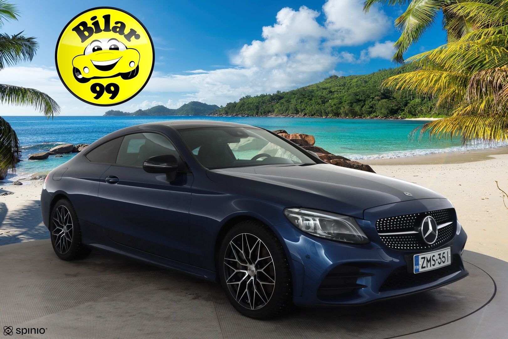 Mercedes-Benz C 2020 300 d 4MATIC Coupé A AMG * Distronic / Sportpenkit / Multibeam / P.Kamera / Navi / Digimittaristo / Lohkolämmitin * - 1-om Suomi-auto / Kahdet renkaat / Merkkihuollot - HULLU BLACKWEEK KORKOTARJOUS 2,49%