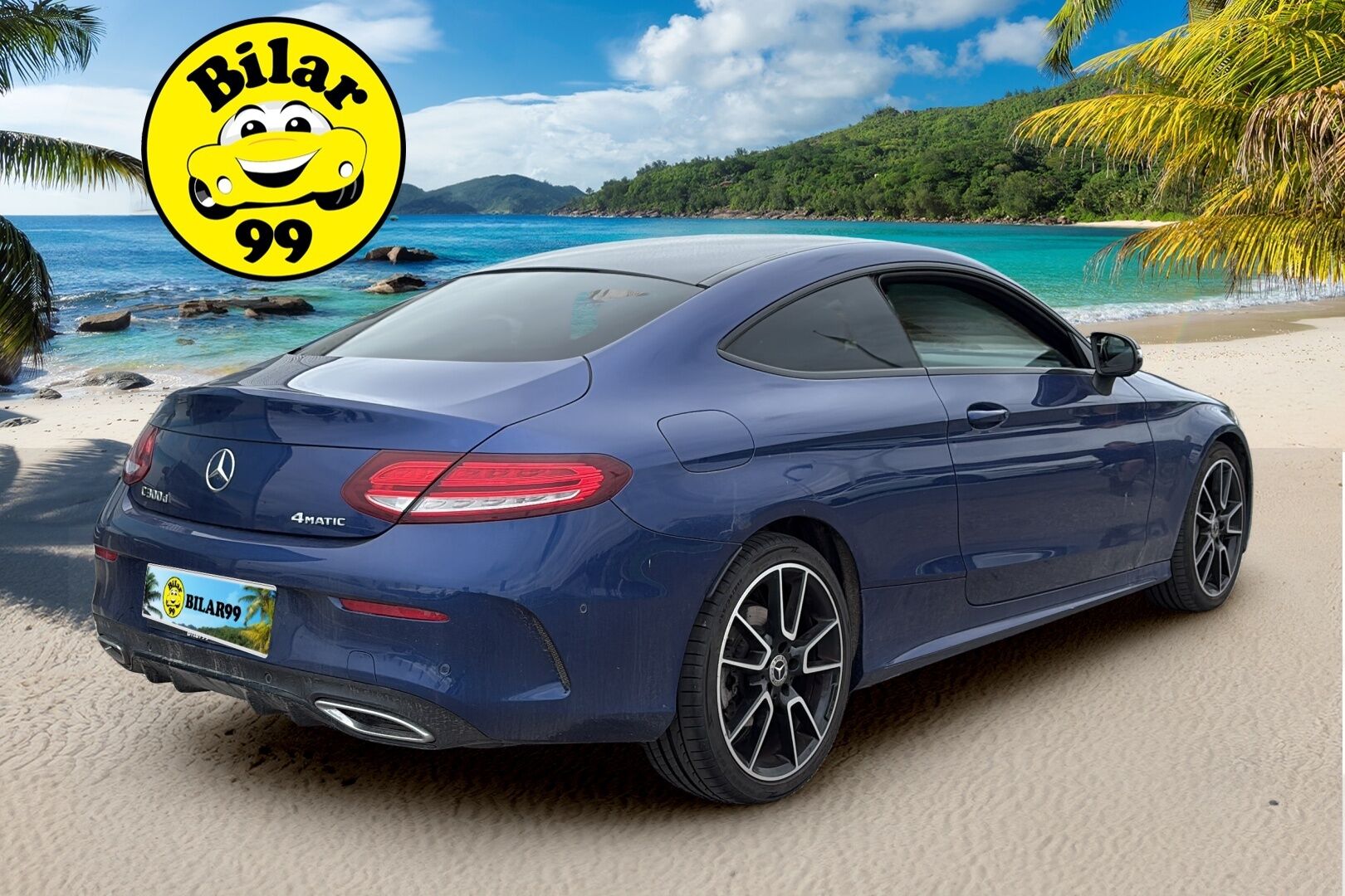 Mercedes-Benz C 2020 300 d 4MATIC Coupé A AMG - 2.Om Suomiauto | Distronic Pro | Multibeam LED | Peruutuskamera | Comand Navi | Digimittari | Lohkolämmitin | Nahka-Alcantara