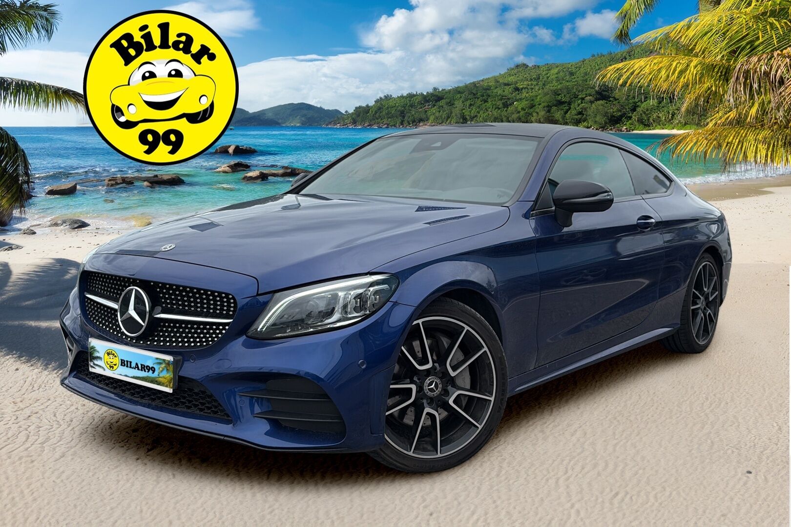 Mercedes-Benz C 2020 300 d 4MATIC Coupé A AMG - 2.Om Suomiauto | Distronic Pro | Multibeam LED | Peruutuskamera | Comand Navi | Digimittari | Lohkolämmitin | Nahka-Alcantara