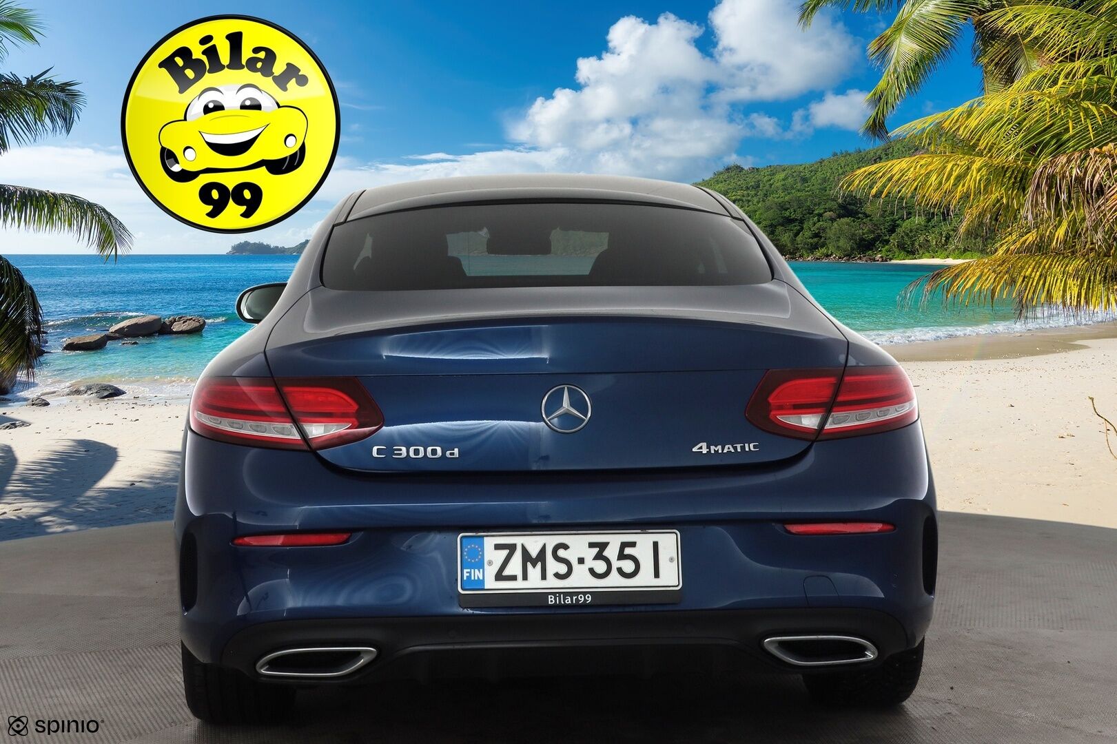 Mercedes-Benz C 2020 300 d 4MATIC Coupé A AMG * Distronic / Sportpenkit / Multibeam / P.Kamera / Navi / Digimittaristo / Lohkolämmitin * - 1-om Suomi-auto / Kahdet renkaat / Merkkihuollot - HULLU BLACKWEEK KORKOTARJOUS 2,49%