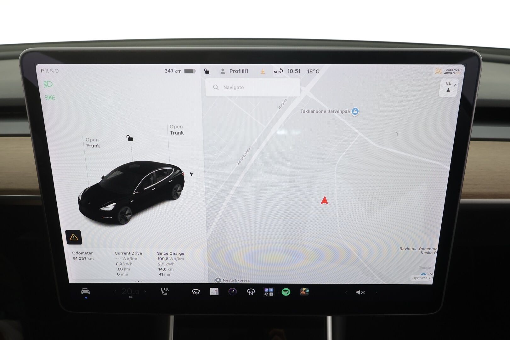 Tesla Model 3 2019 Long Range Dual motor AWD - | Lasikatto | ACC | LED | P.Kamera | Muistipenkki | Premium Audio | Navi | Kaistavahti | Keyless | Suomi-auto | 